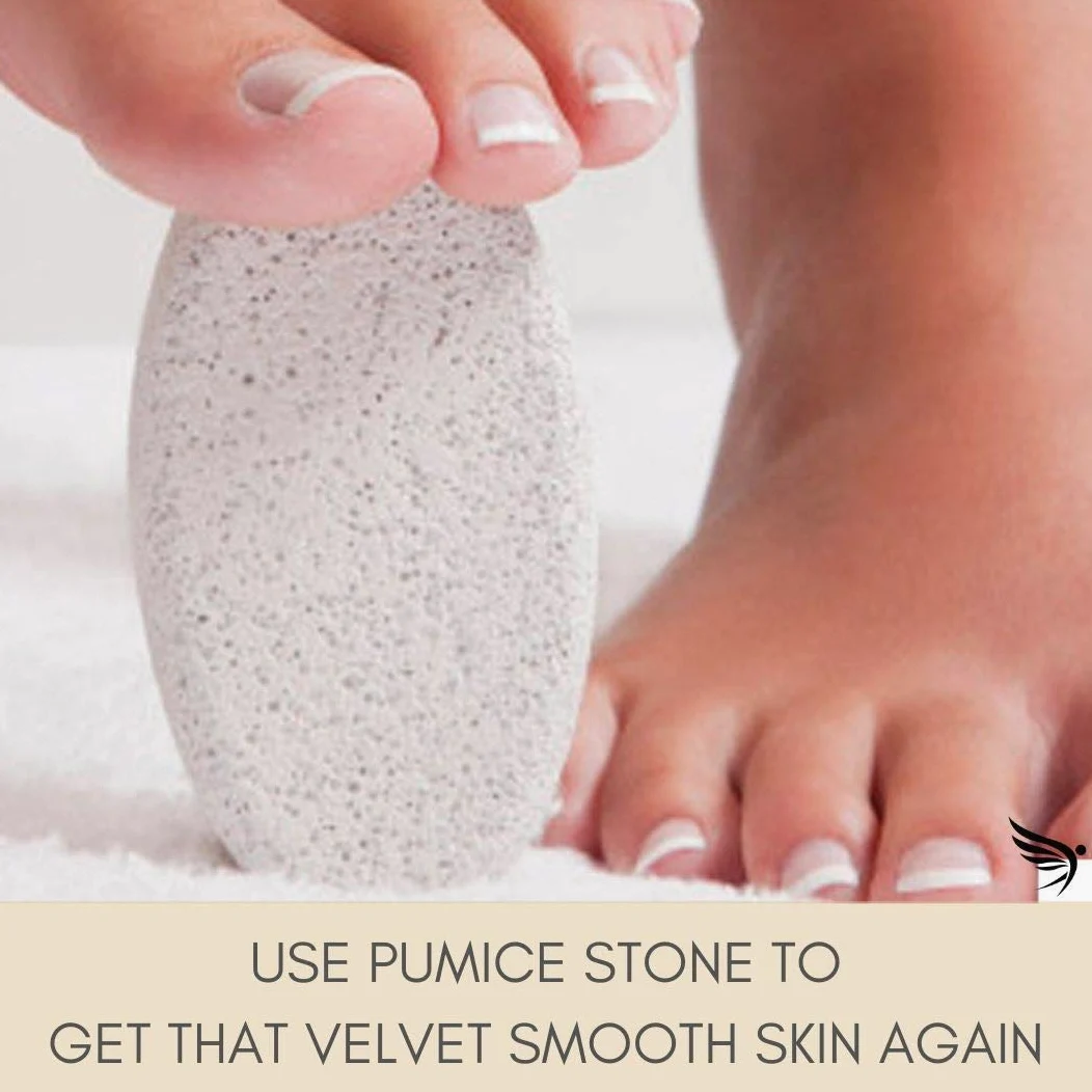 Zestaw upominkowy do pielęgnacji stóp - Foot Spa zestaw upominkowy | peeling do stóp z miętą i cytryną, balsam do stóp, maska do stóp, pumeks