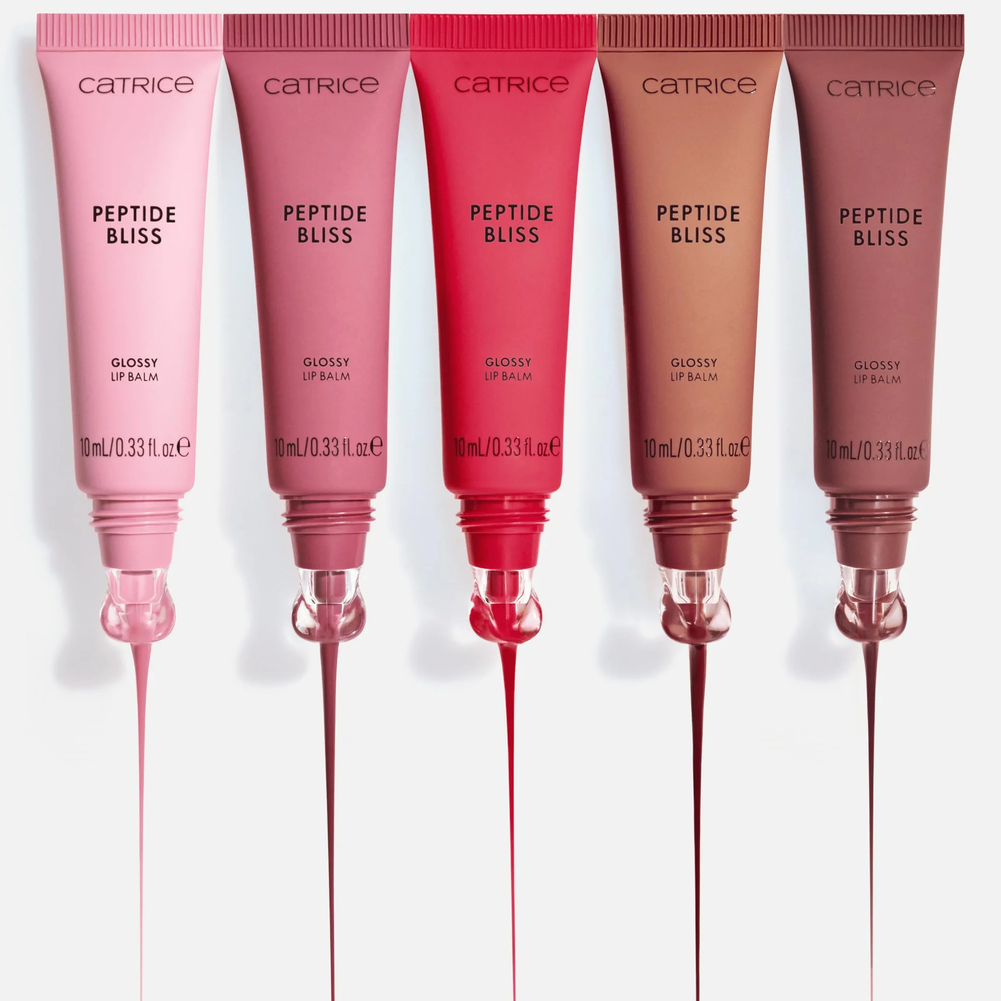 Catrice Lśniący balsam do ust Peptide Bliss Glosyy Lip Balm, nawilżanie, opieka, błyszczący, zroszony (10ml)