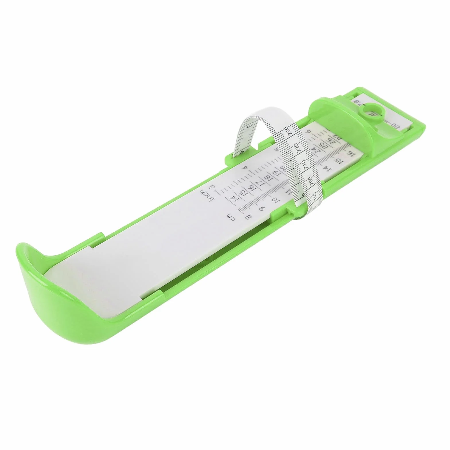 Urządzenie do Pomiaru Stóp, Dokładny Lekki Sider Butów Stabilności dla Małych Dzieci w Domu (GREEN)