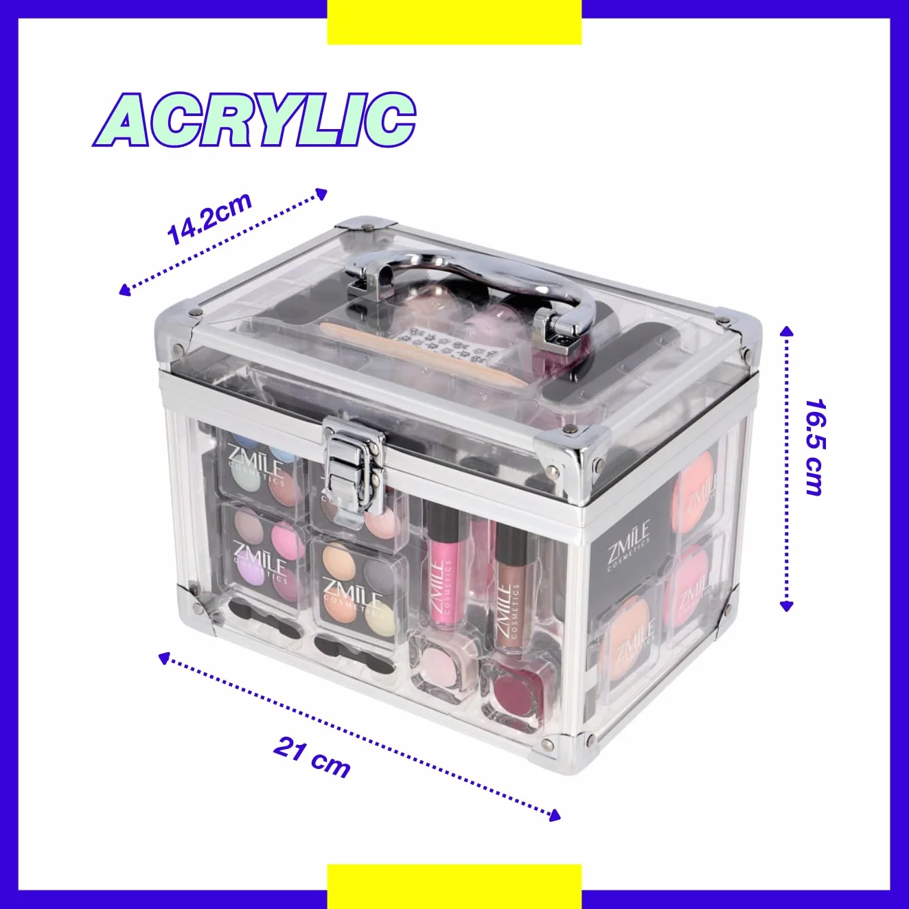ZMILE Cosmetics Zestaw do Makijażu, Acryl, Kosmetyki Wegańskie