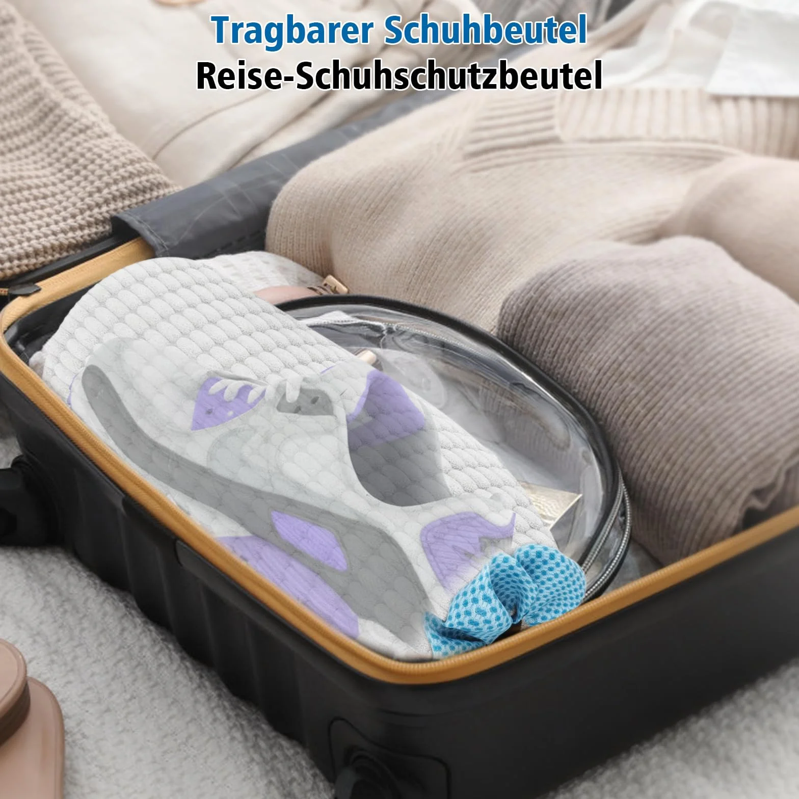 2 sztuki Premium worki do prania butów pralka uniwersalny worek na pranie buty z konstrukcją zapobiegającą otwieraniu, wielokrotnego użytku wytrzymały worek do prania sneakersów odporny na
