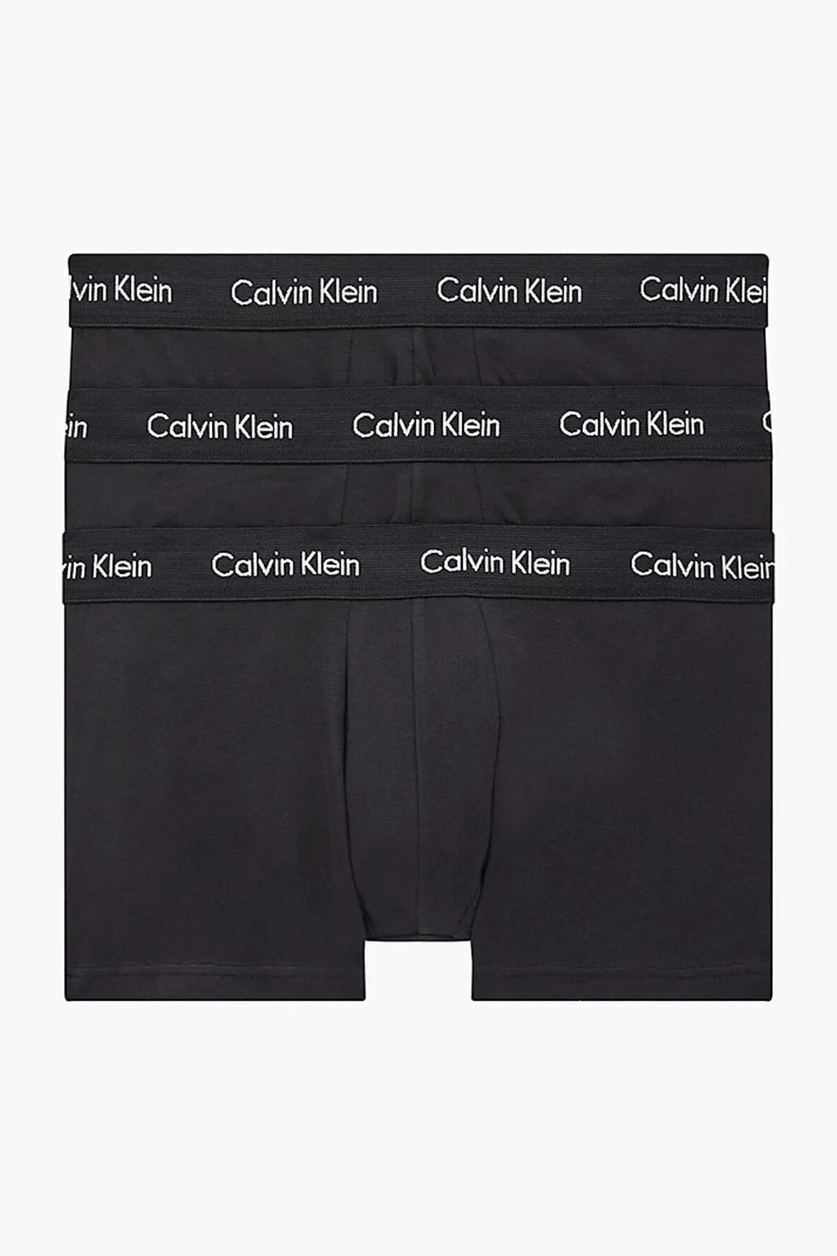 Calvin Klein 3P Low Rise Trunk Bokserki (szorty) Mężczyźni, Czarny, L