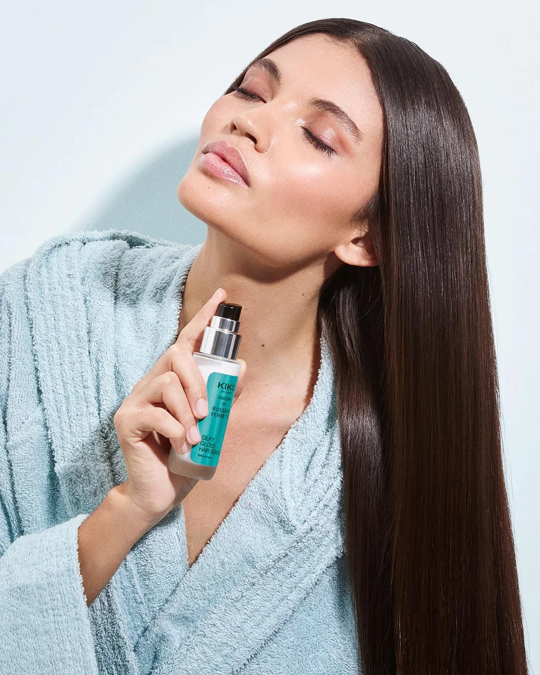 KIKO Milano Silky Gloss Hair Serum, Serum Prostujące I Nadające Połysk, O Działaniu Ułatwiającym Rozczesywanie