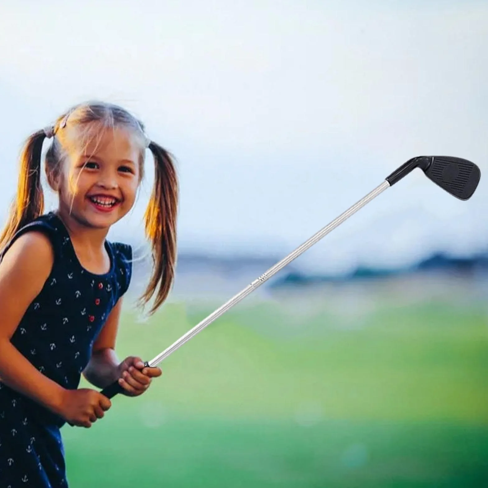 Kije golfowe dla dzieci, kije golfowe, kije golfowe, kije golfowe, do użytku wewnątrz i na zewnątrz, dla dzieci i dorosłych, kije golfowe, kije golfowe do każdego postawienia zielonej maty