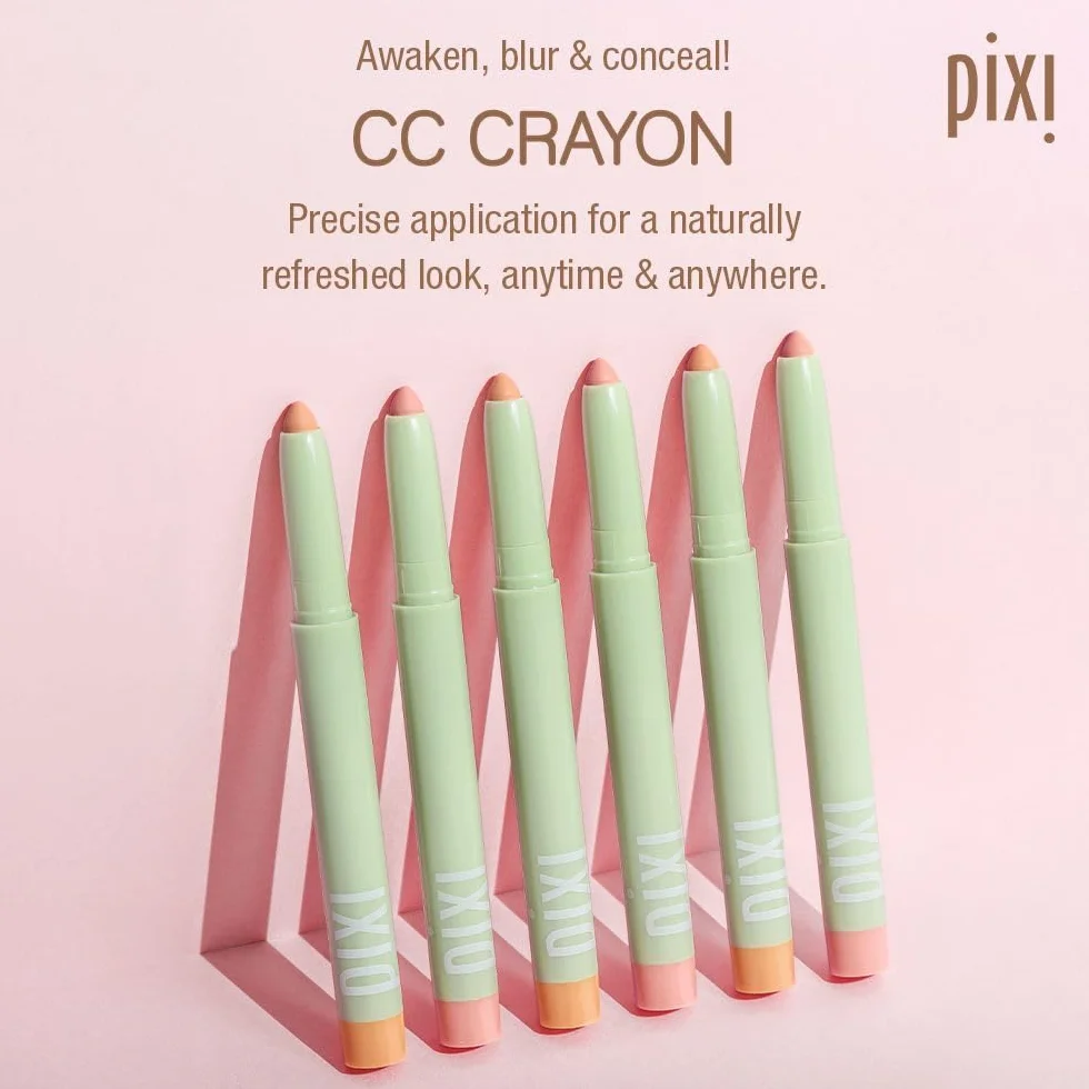 Pixi Beauty CC Crayon Bright Undereye, koncentrat do korektora, neutralizuje cienie pod oczami, dla jasnych i brązowych odcieni skóry, 1,2 g, 0,04 uncji