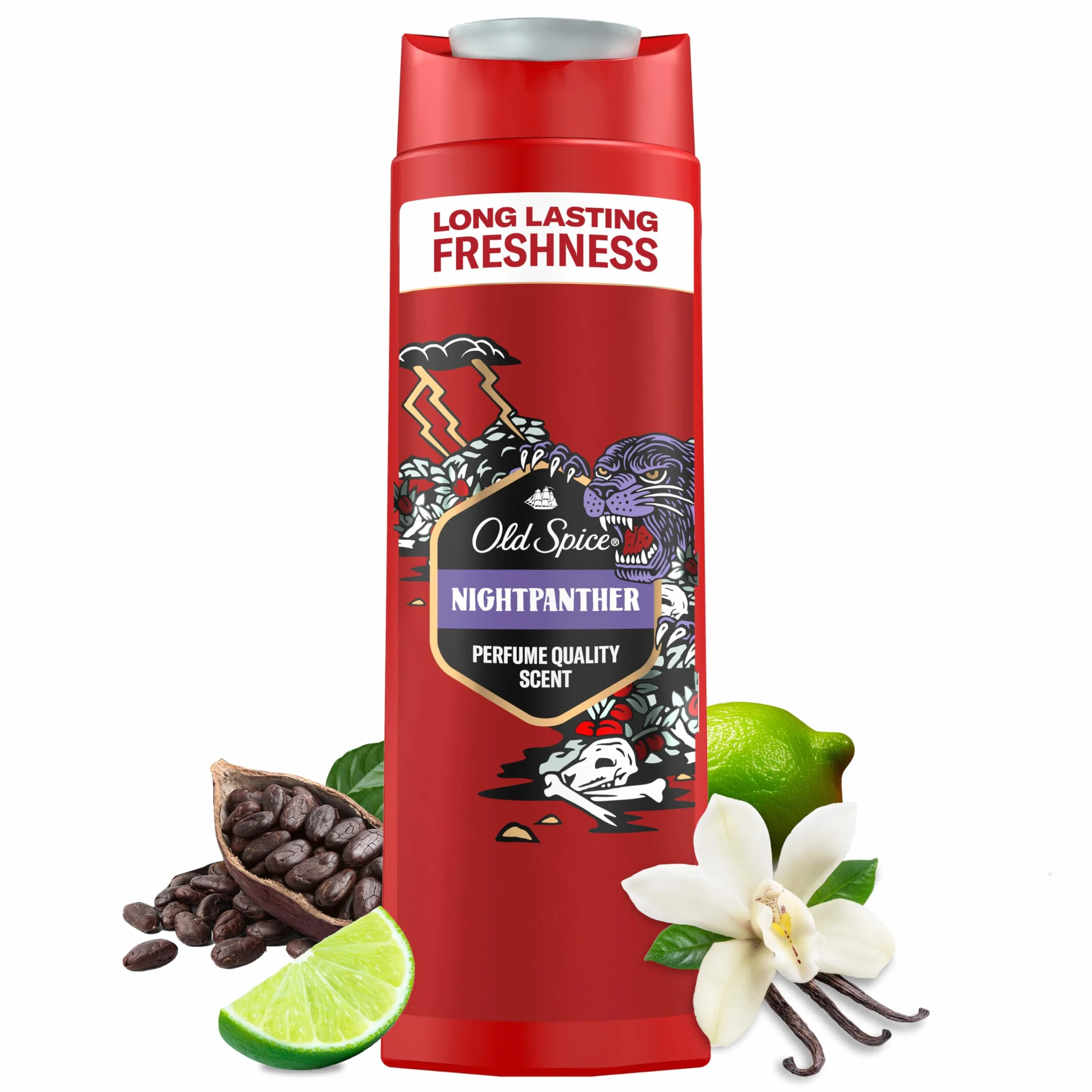 Old Spice Night Panther żel pod prysznic i szampon 3 w 1 400 ml dla mężczyzn