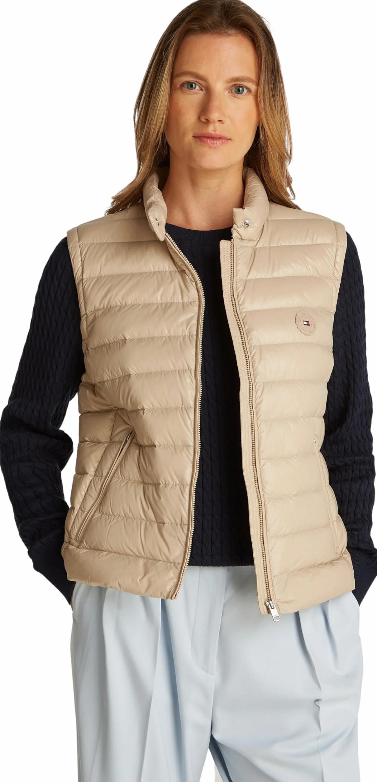 Tommy Hilfiger UL DOWN MOCK NK KAMIZELKA WW0WW45499 Kobiety Ul Down Mock Nk Vest Ww0ww45499