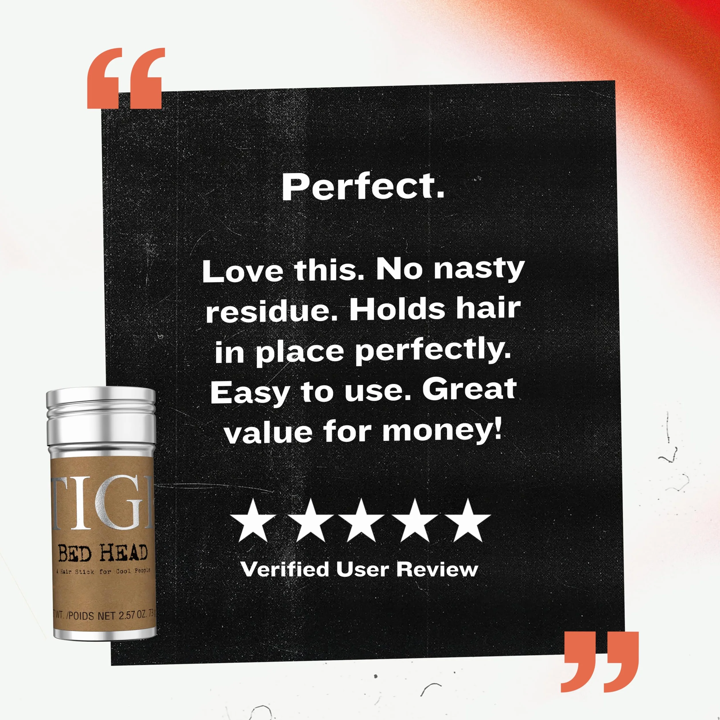 Tigi Bed Head for Men Wax Stick, Wosk do Włosów w Sztyfcie, dla Mężczyzn, dla Mocnego Utrwalenia, 73 g