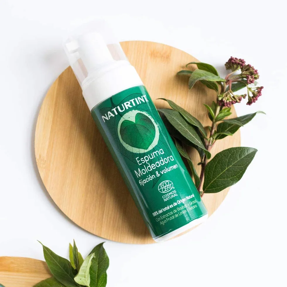 Naturetint Eco Forming Foam - Naprawy i chroni zewnętrzne agresje, 99% naturalnych składników, płynniejszych, elastycznych i mocnych włosów, ekstrakt baobabowy -125 ml