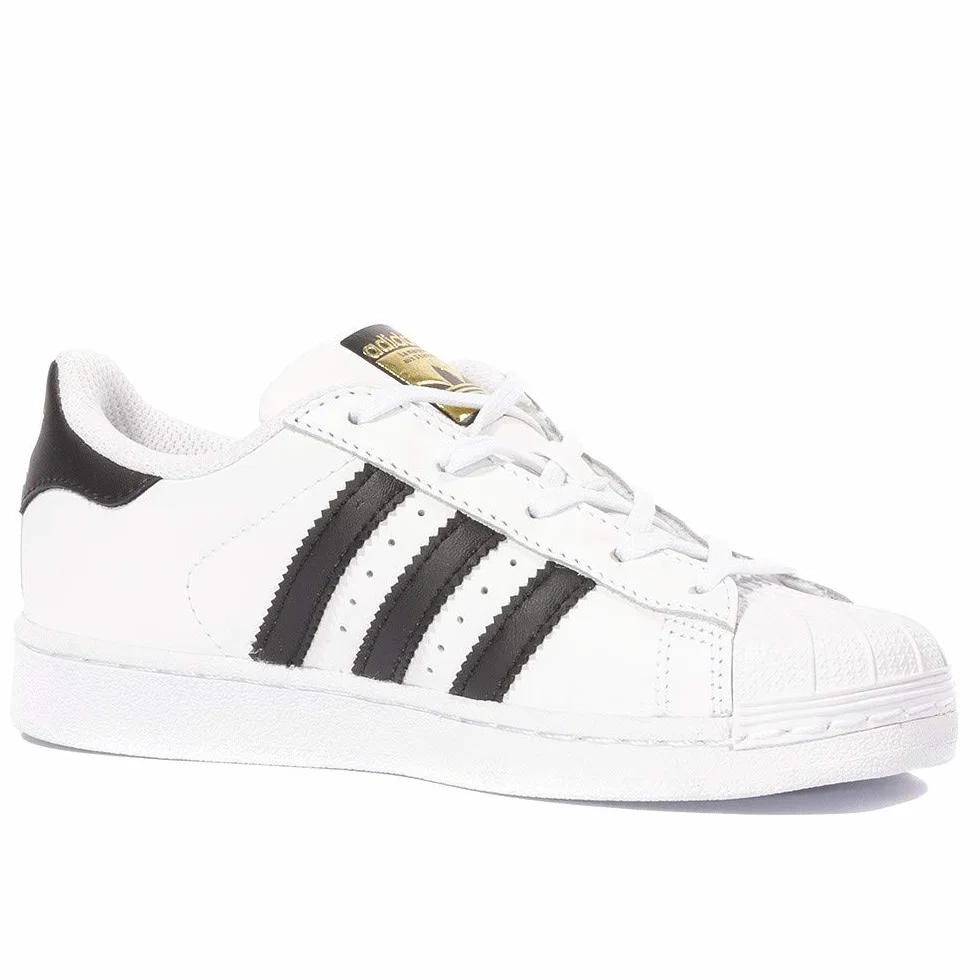 Adidas Superstar C Ba8378 Lacci Bianco Nero Bianco Nero/31