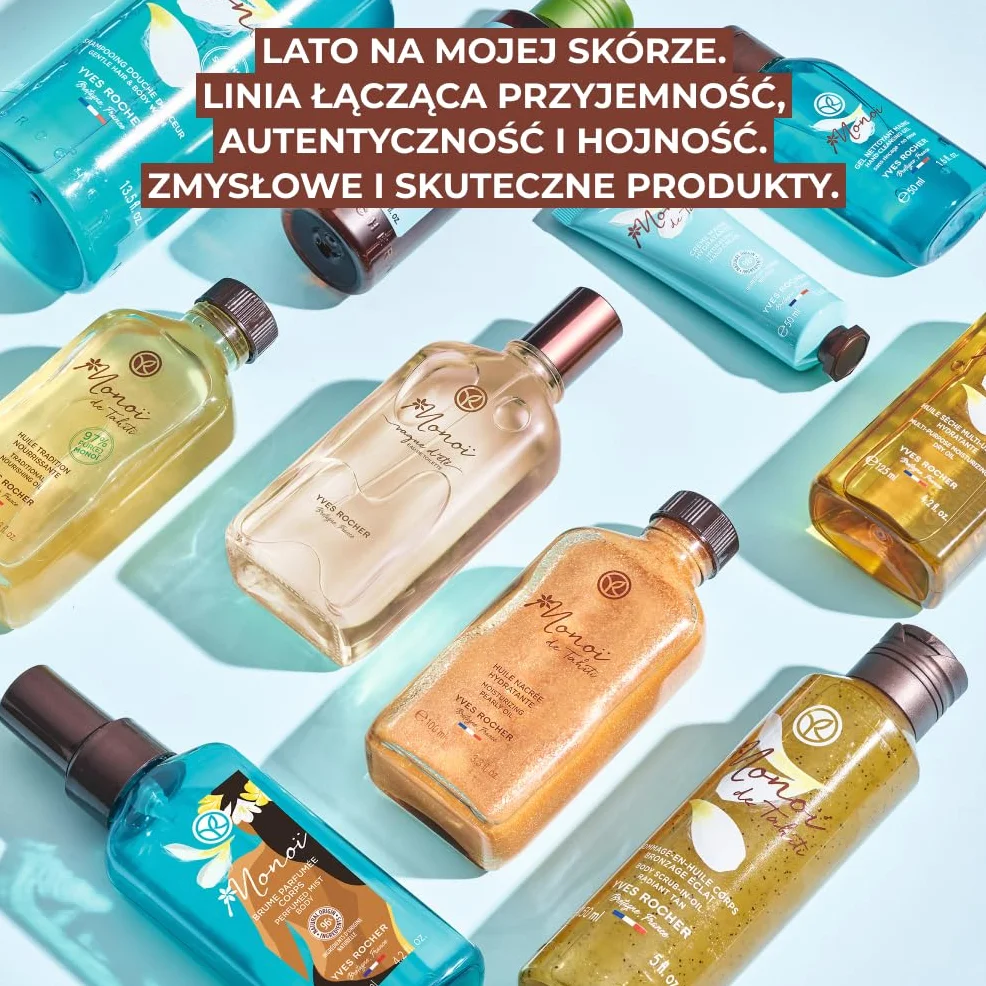 Yves Rocher Monoi Uniwersalny suchy olej do ciała i włosów