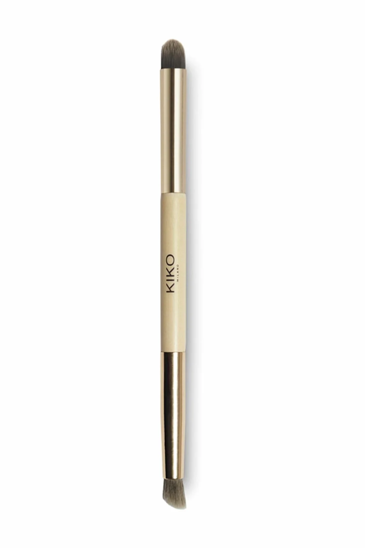 KIKO Milano Green Me Double Eye Brush | Podwójny pędzelek do cieni i eyelinera