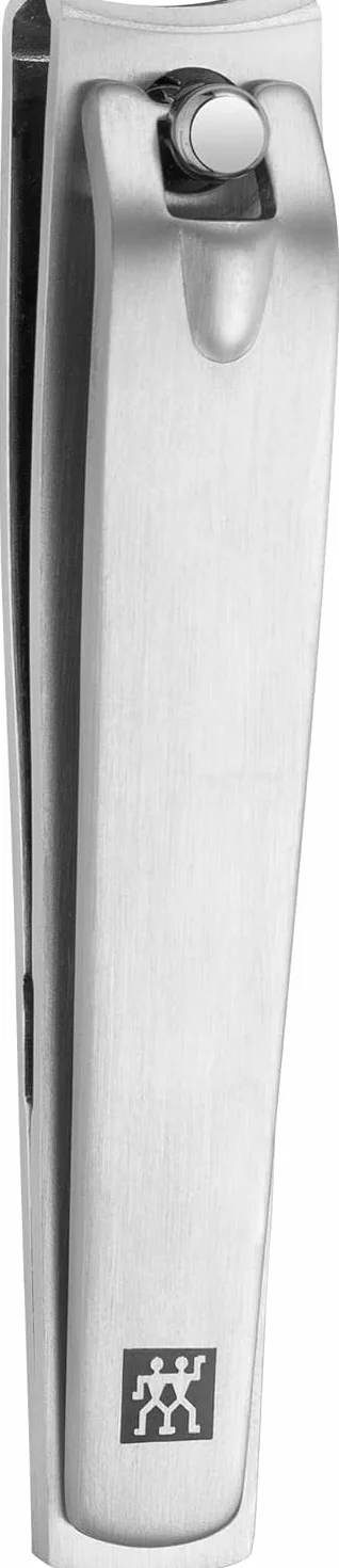 ZWILLING Obcinacz do paznokci (do paznokci u rąk i nóg, mocna dźwignia, lekko zakrzywiona krawędź tnąca, hipoalergiczny), premium, srebrny, 85 mm