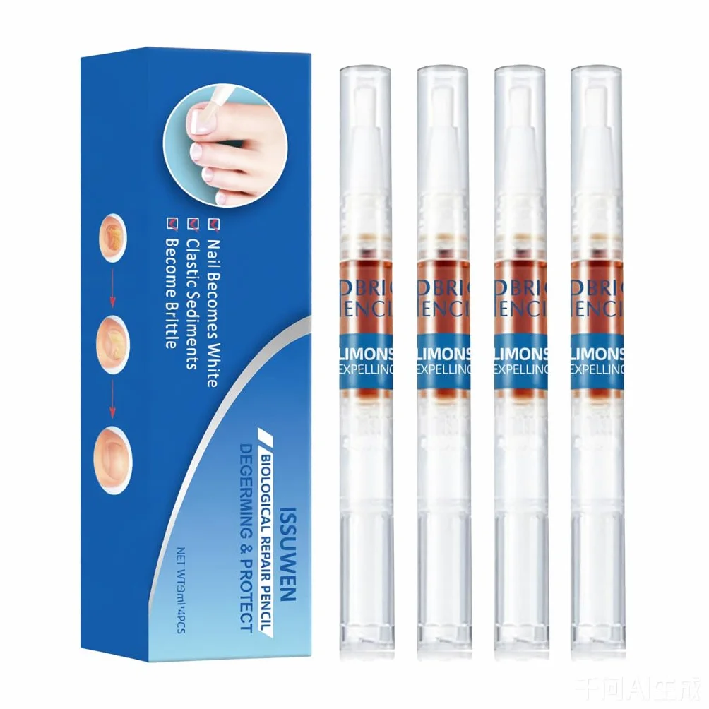 Duoffanny Nail Care Oil Pen, 4 szt. x 3 ml szybka intensywna pielęgnacja, sztyft do odżywiania i pielęgnacji uszkodzonych paznokci
