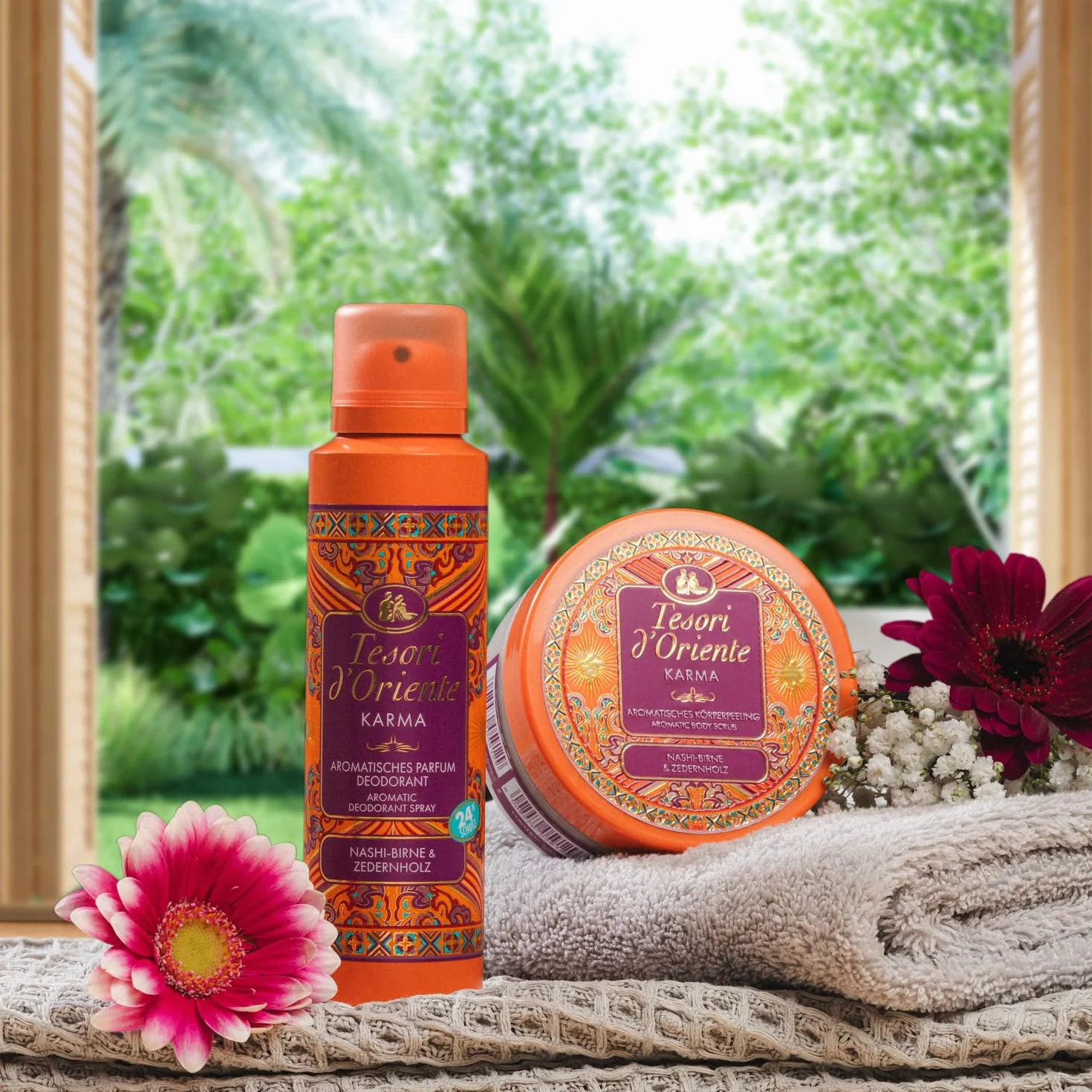 Tesori d'Oriente "Karma" peeling do ciała | aromatyczny peeling do ciała | rytuały wellness dla ciała i zmysłów | 300 ml
