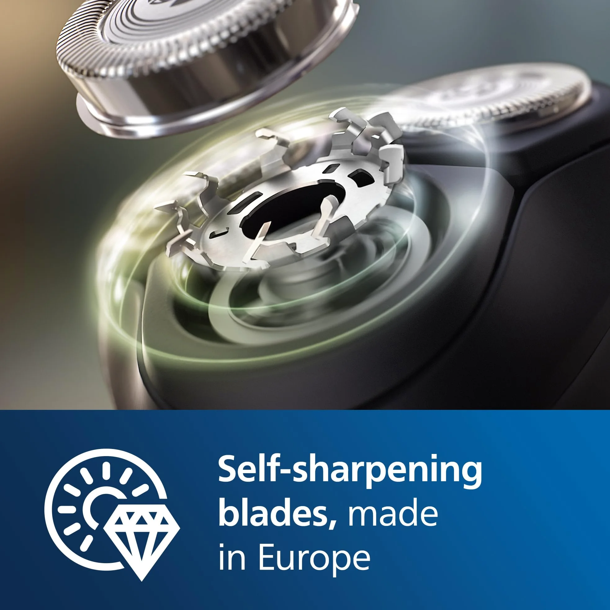 Philips Norelco oryginalne głowice golące SH30/52, kompatybilne z Norelco Shaver Series 1000, 2000, 3000 i 5000X, zaokrąglone