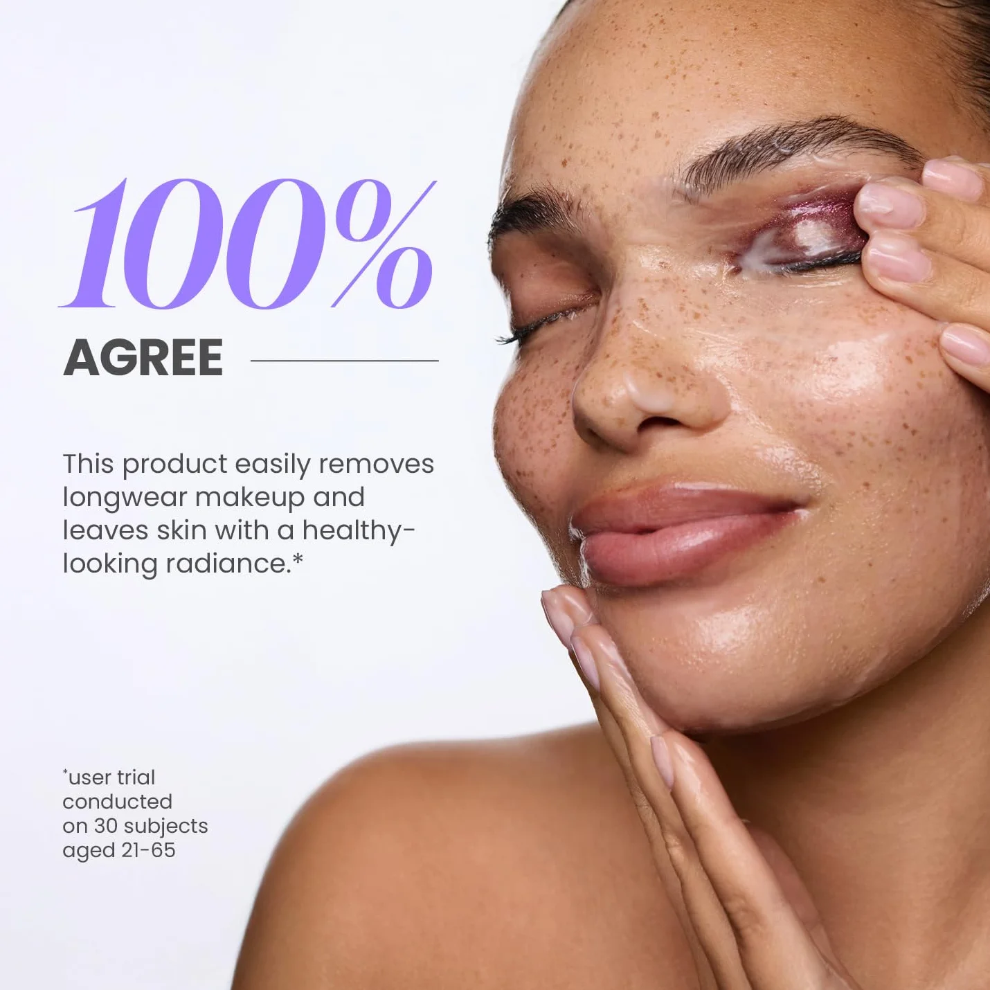 Wonderskin Cleansing Balm - Melt It All Balm to Milk Mleczko do demakijażu, delikatnie nawilżający płyn do mycia twarzy z wąkrotką azjatycką i rumiankiem