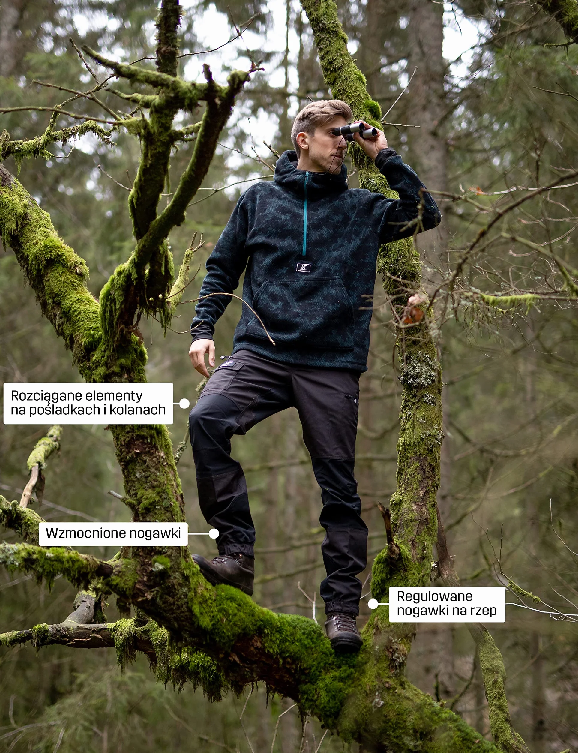 RevolutionRace Nordwand Pants Męskie, Solidne i trwałe spodnie do wędrówki i innych aktywności na świeżym powietrzu