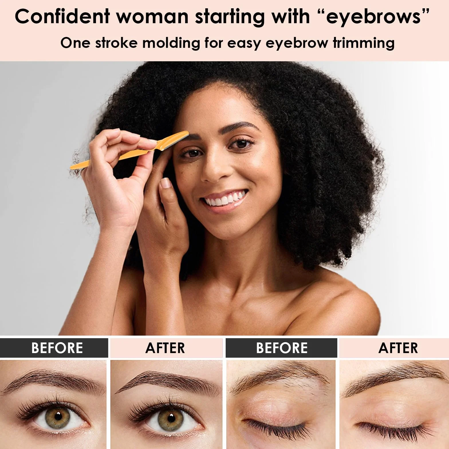 36 sztuk maszynki do golenia twarzy dla kobiet, brzytwa do twarzy, brzytwa do brwi, maszynka do golenia brwi z pokrowcem, maszynka do strzyżenia twarzy Dermaplaning do przycinania i kształtowania brwi