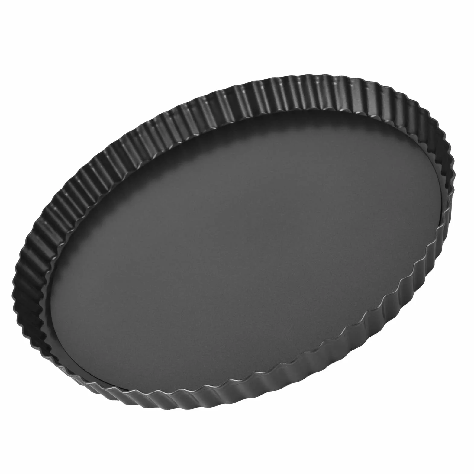 Forma do Tart, Nieprzywierająca Forma do Ciasta z Wyjmowanym Dnem i Głębokim Naczyniem do Pieczenia ([Pogrubiony] 12-calowy dolny talerz na żywo)