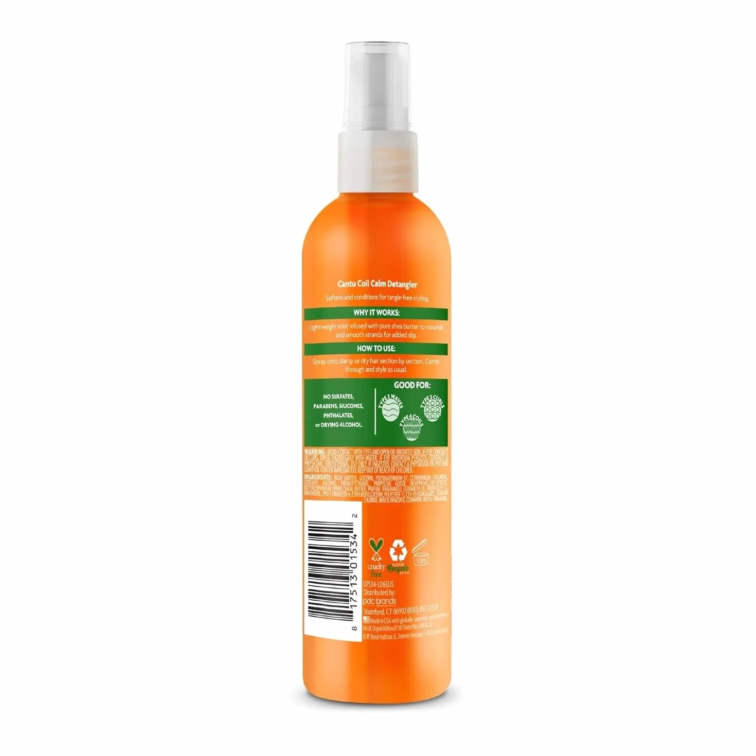 Cantu Natural Hair CÖl Calm Detangler Gischt 235 ml 2 sztuki