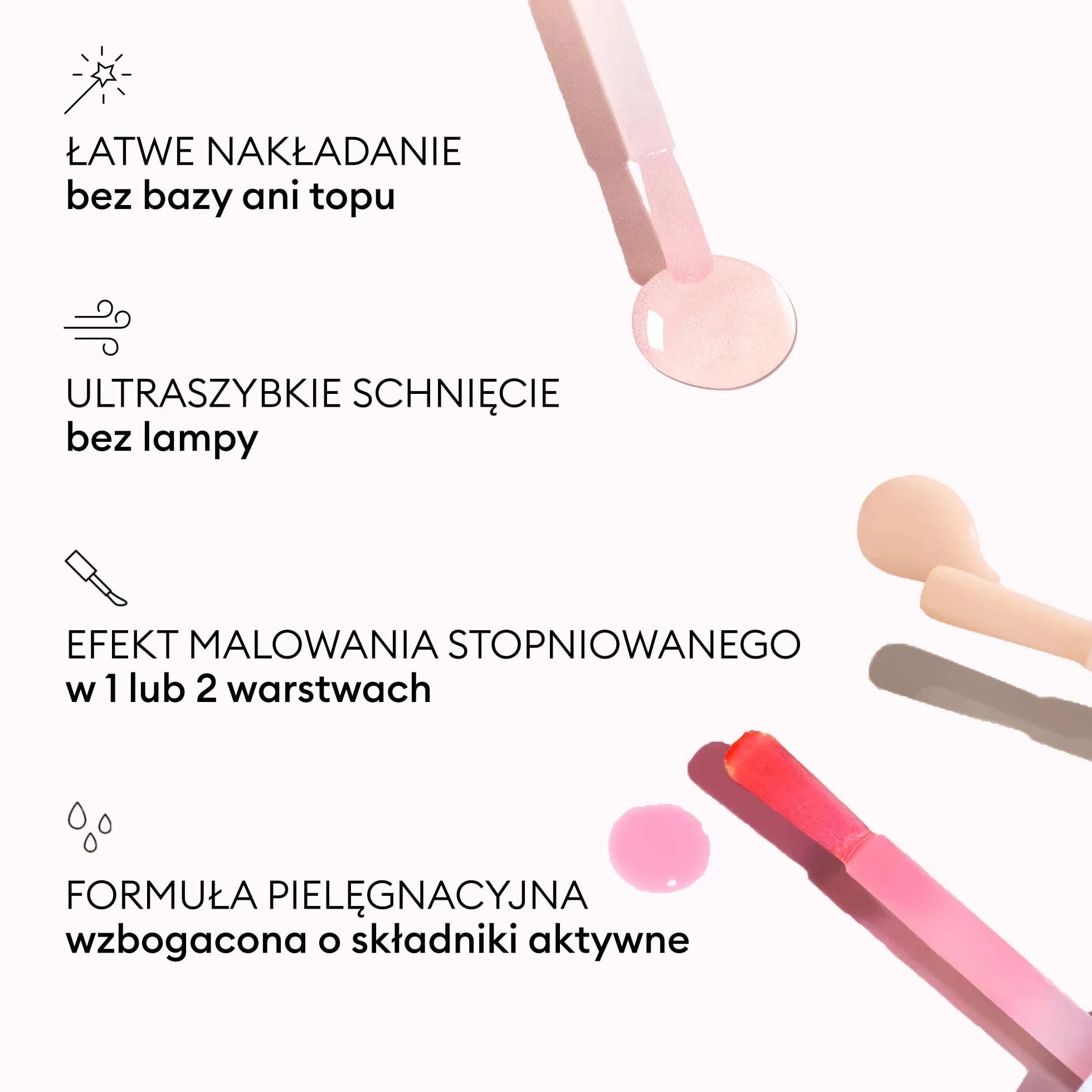 Manucurist – Zestaw 5 pielęgnacyjnych lakierów do paznokci Rainbow Active, zawiera 5 lakierów wzmacniających paznokcie: Plump, Cranberry, Smooth 001, Shine, Grape – Zestaw prezentowy dla kobiet