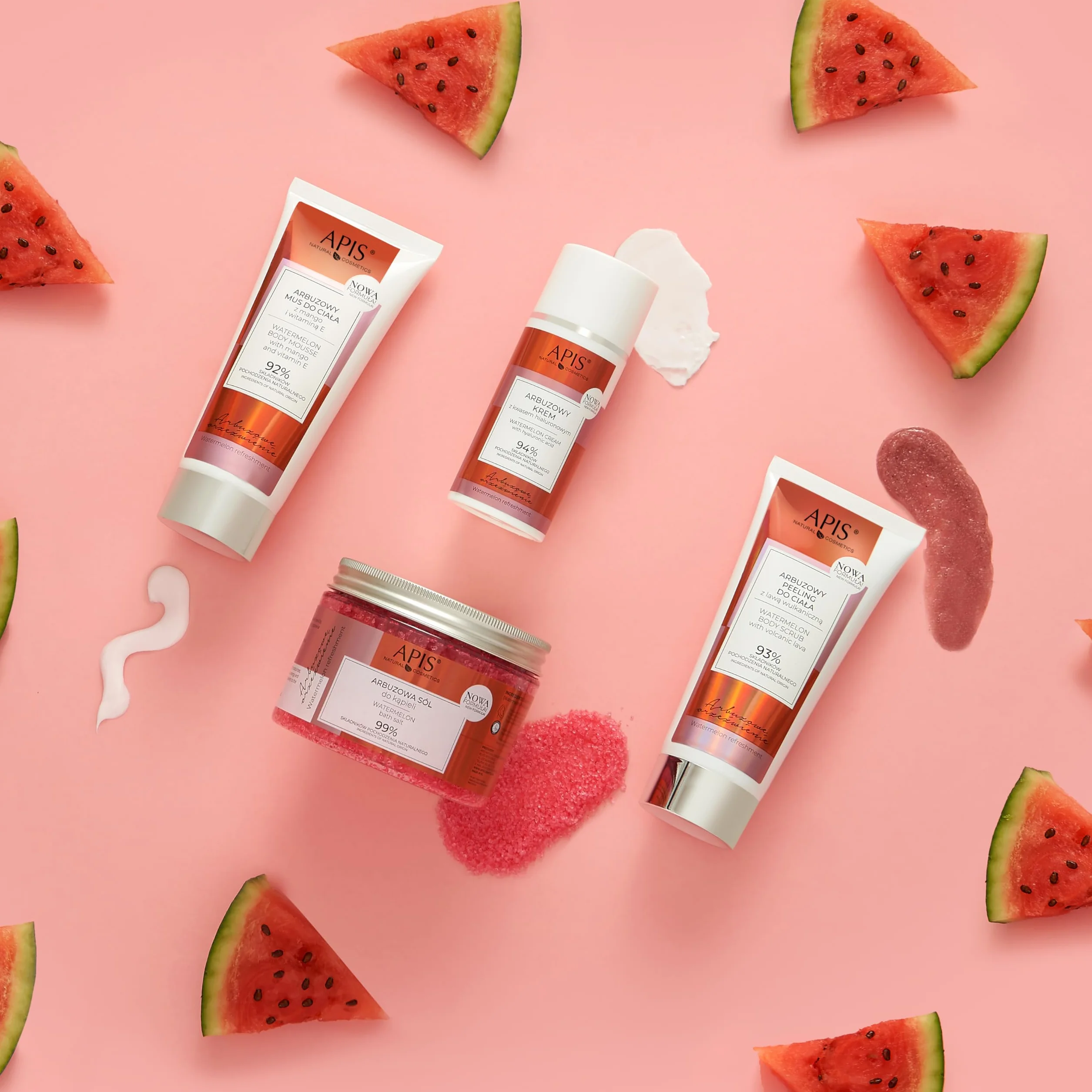 APIS Arbuzowy peeling do ciała z lawą wulkaniczną