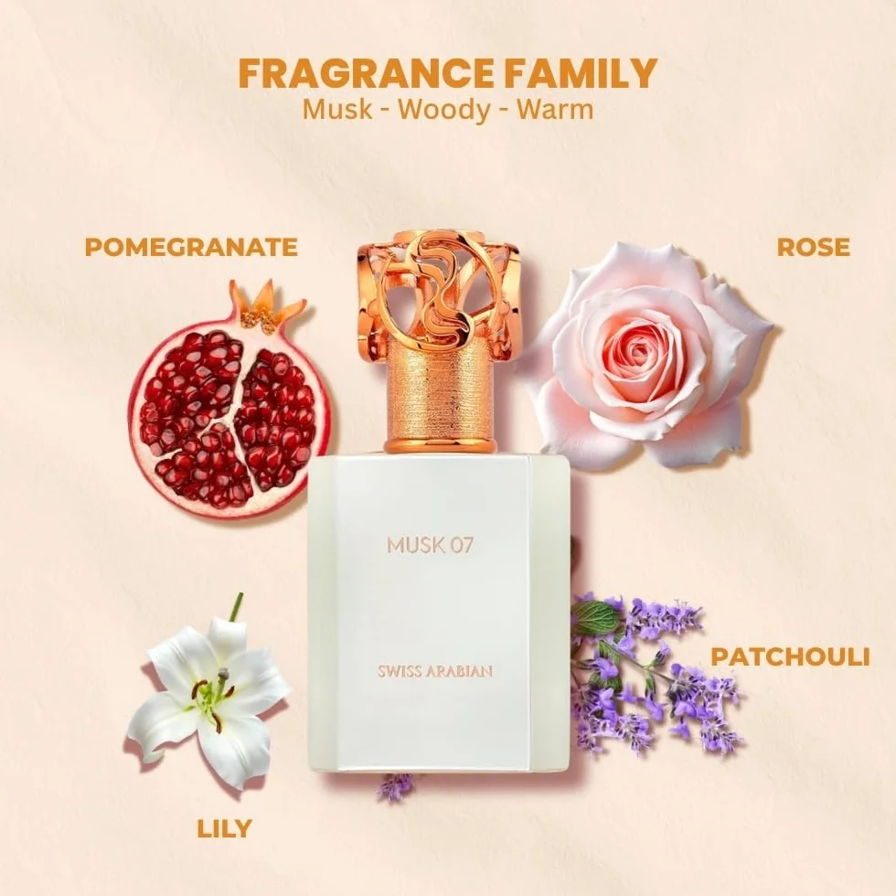 Swiss Arabian Musk 07 perfumy dla kobiet i mężczyzn długotrwałe 48 g
