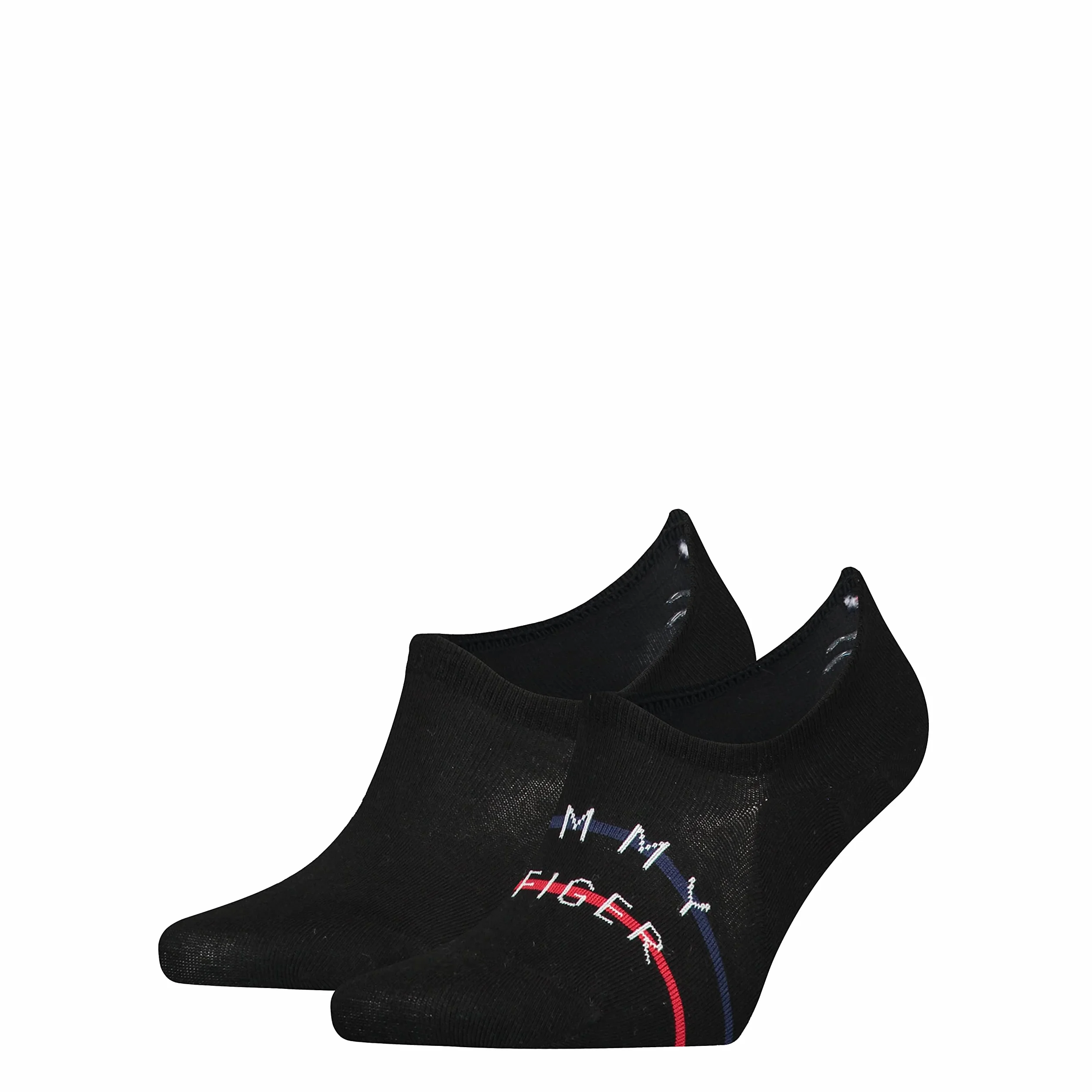Tommy Hilfiger Męskie stopki TH Men 2P CF2Y, czarne, 43/46, czarny, 43-46 EU