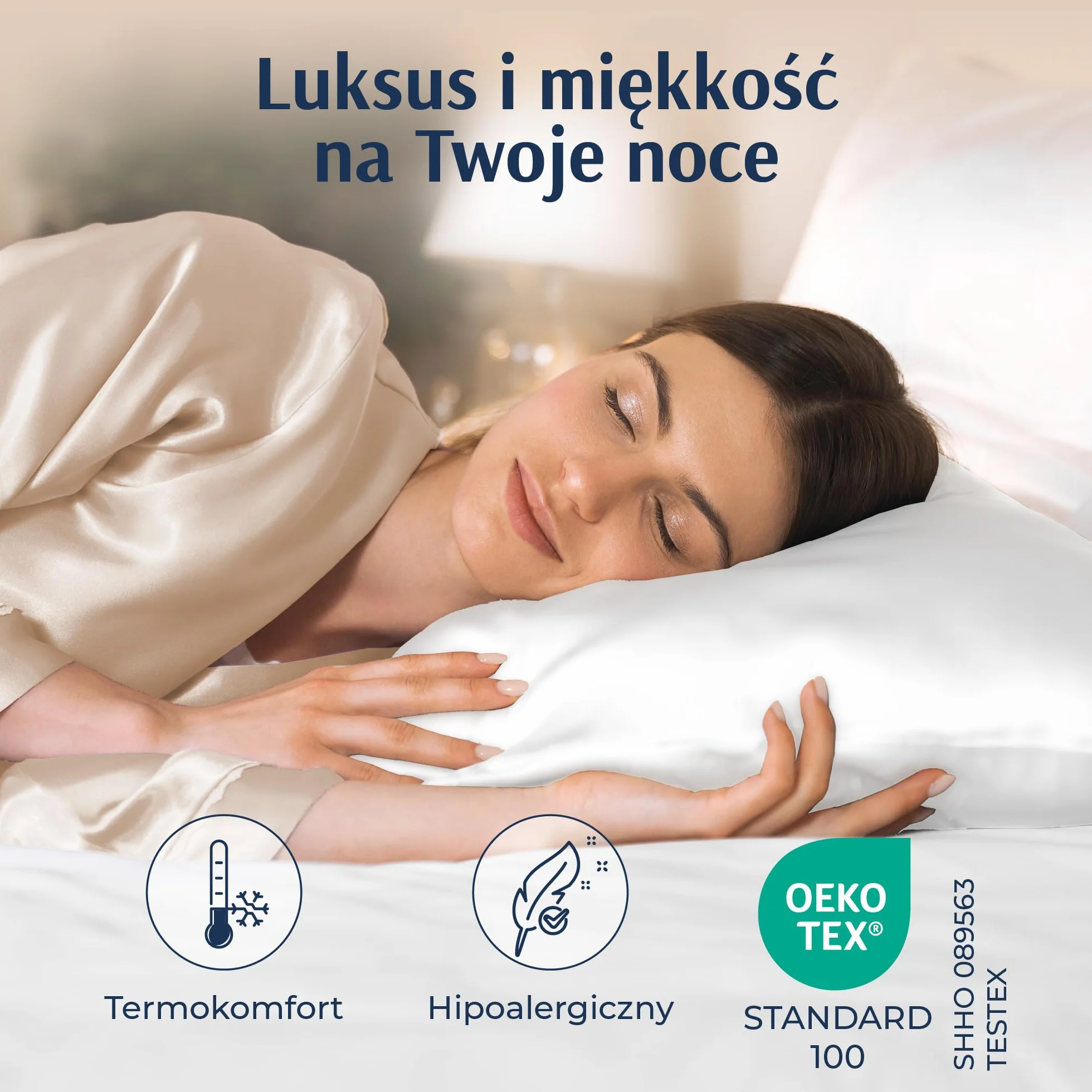 Dreamzie Jedwabna poszewka na poduszkę, Na Poduszkę, dwustronna, 100% jedwab morwowy,19 momme, Öko-Tex®, jedwabna dla skóry i włosów, przeciw starzeniu się, przeciw pluskwom