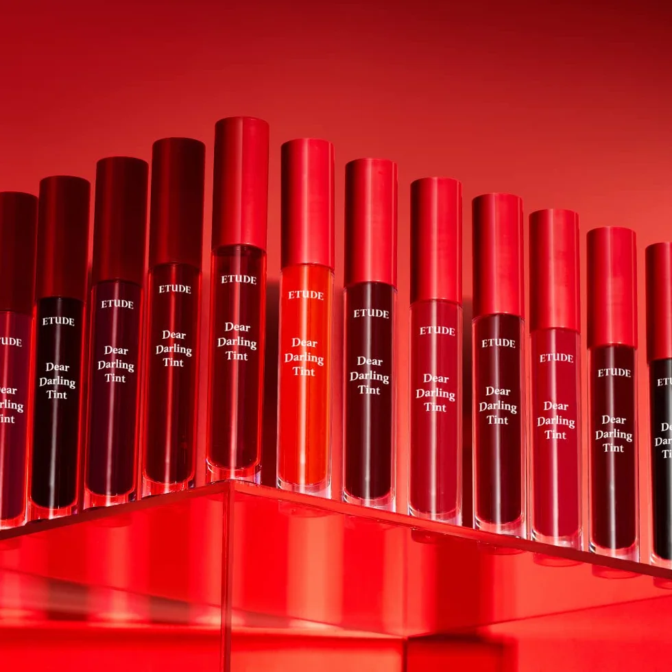 Etude House Dear Darling Water Gel Tint RD301 Real Red Długotrwały efekt owocowy soczysty kolor