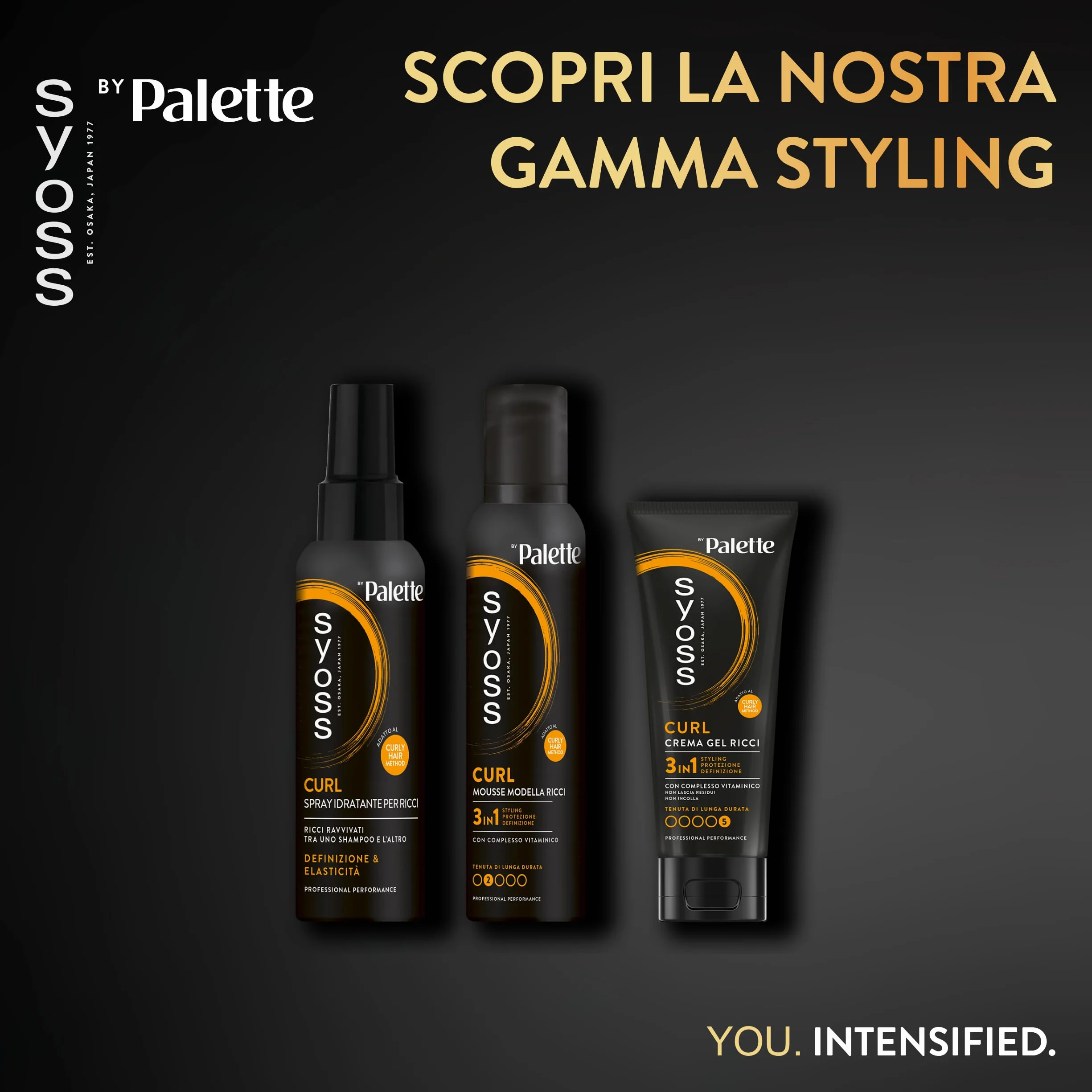 Syoss Paleta Curl Mousse Model Curl 250 ml, pianka do włosów kręconych 3 w 1, która stylizuje, chroni i naprawia, kręcone włosy z kompleksem witamin, odpowiednia do "Curly Hair Method"