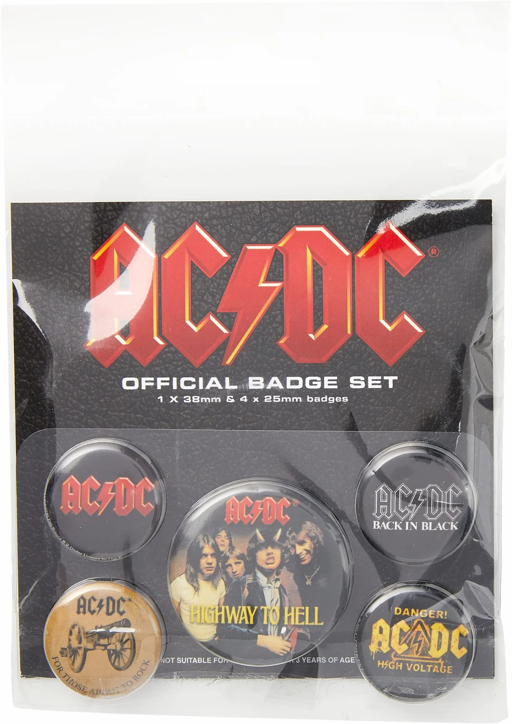 Spille Ac/Dc (Logo) Badgepack