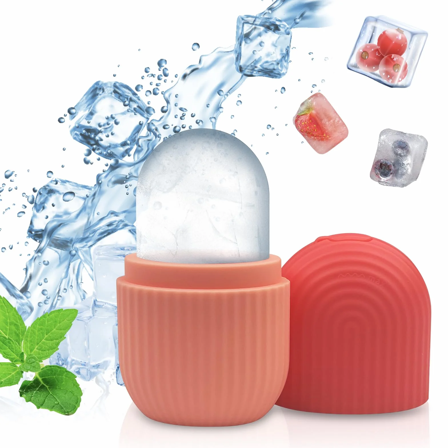 Rseuphiee Urządzenia do ujędrniania twarzy Ice Cube Roller