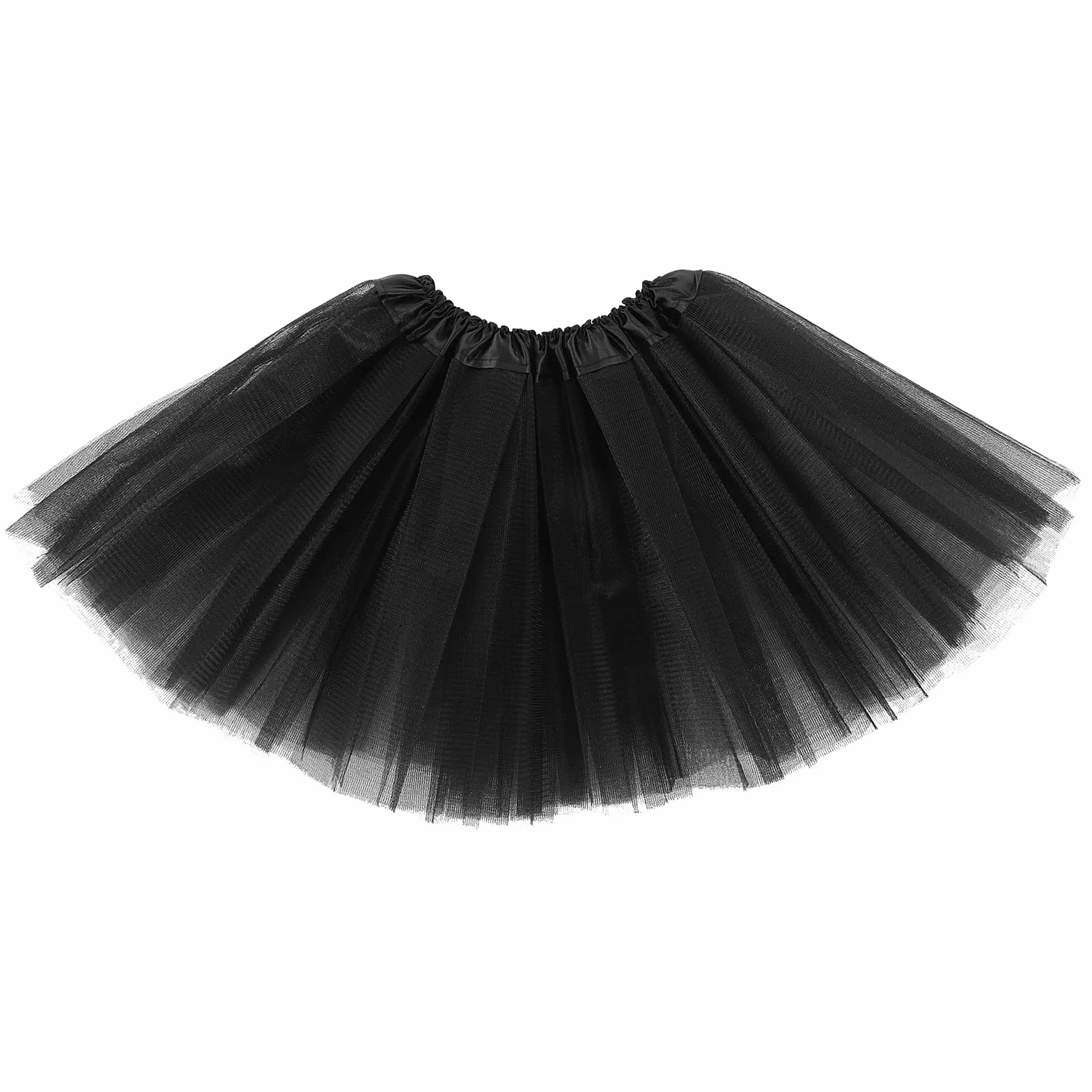 WLLHYF Dziewczęca spódnica tutu, 3 warstwy, tiulowa, jednokolorowa, do tańca baletowego, dla księżniczki, na imprezę, dla kobiet, dziewcząt, nastolatków, dorosłych w wieku 2-18 lat
