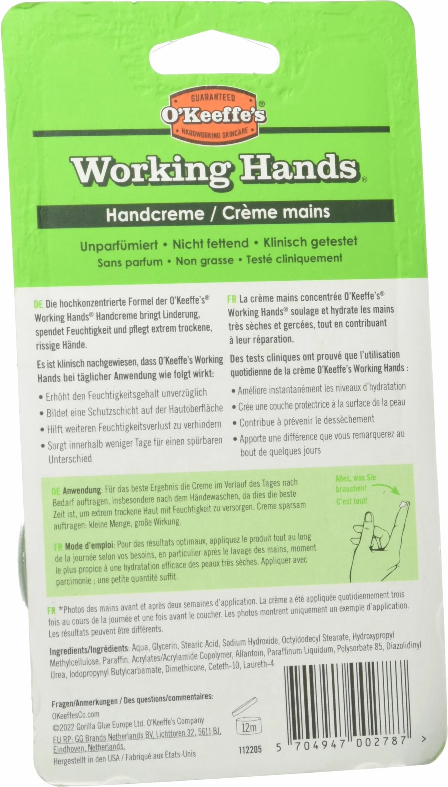 O'Keeffe's Working Hands Krem do Rąk 96 g