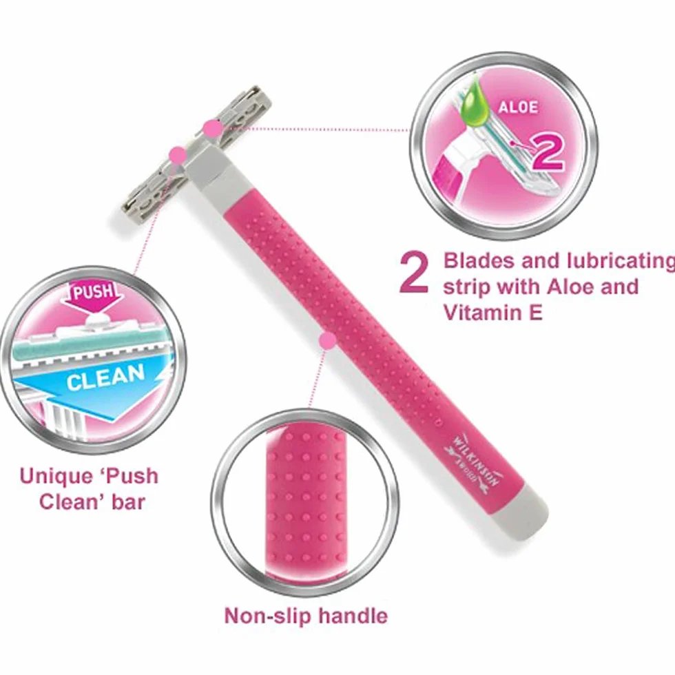 Wilkinson Sword Extra 2 Beauty jednorazowa golarka damska, 5 szt., 2 sztuki