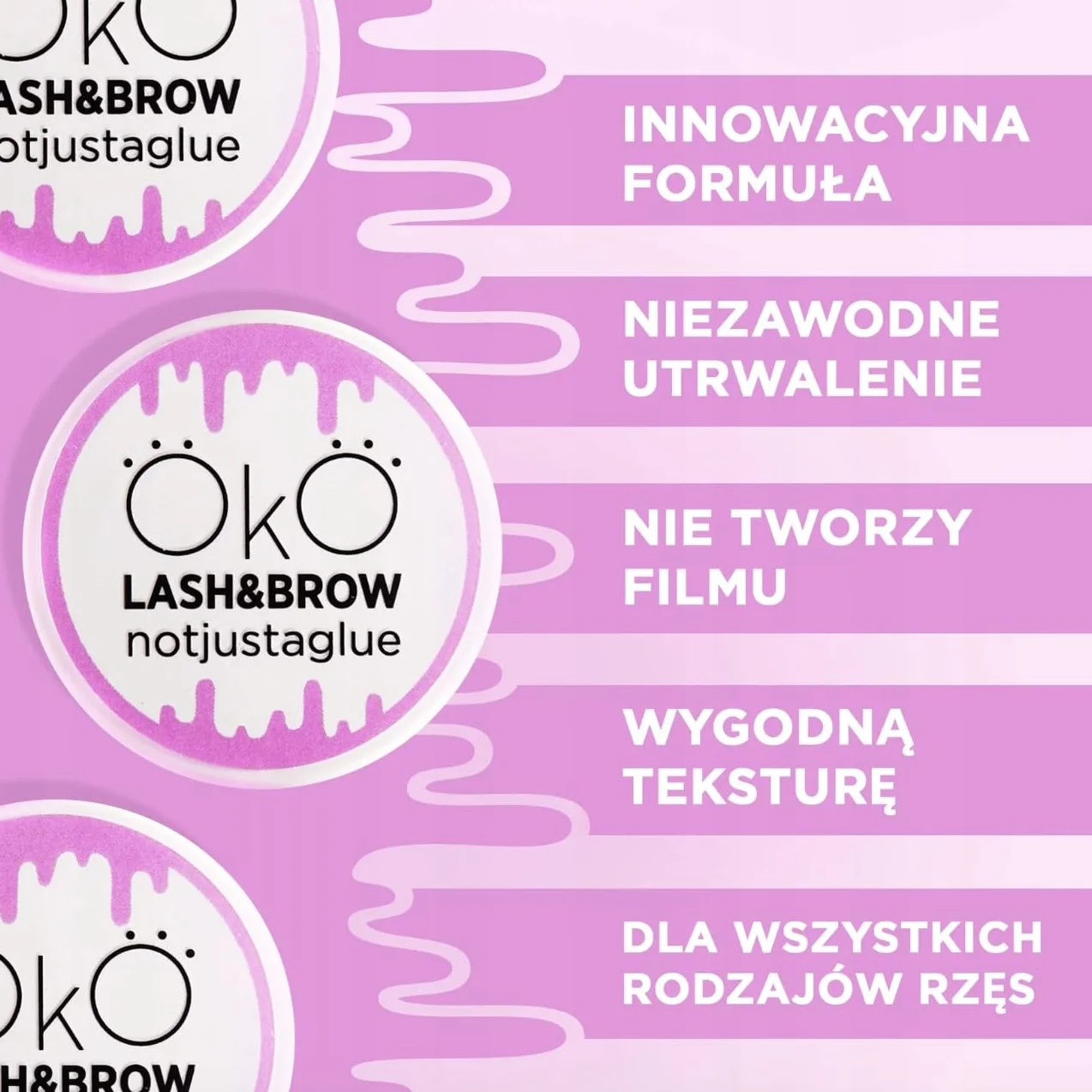 OKO Lash Lami Balm 15 ml Klej bez kleju do liftingu rzęs laminacji brwi