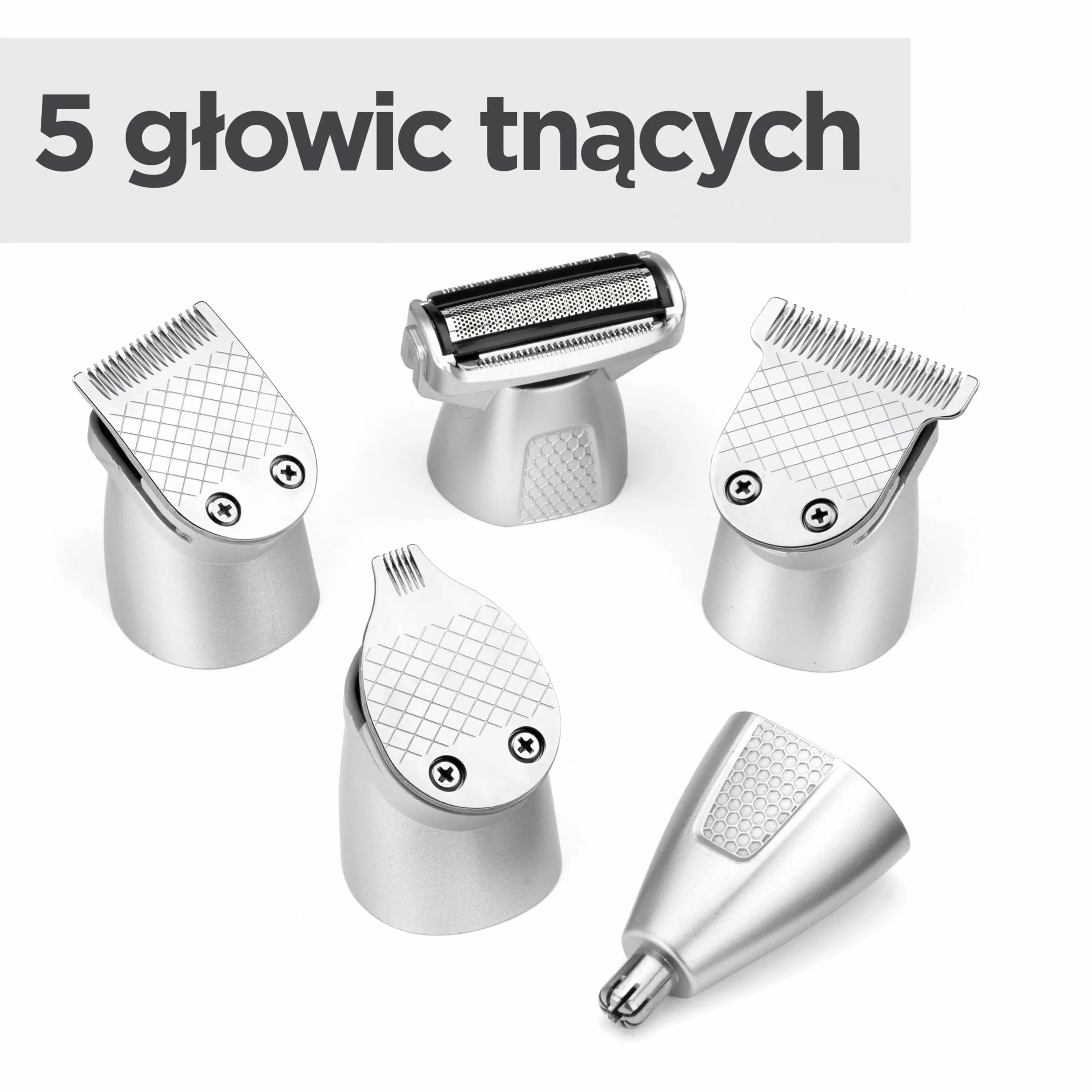 BaByliss Lithium Power 11 w 1 Multi-Trimmer - bezprzewodowy zestaw do pielęgnacji, w tym trymer do brody i trymer do nosa, wodoodporny, prezent dla mężczyzn, czarny/szary, MT812E