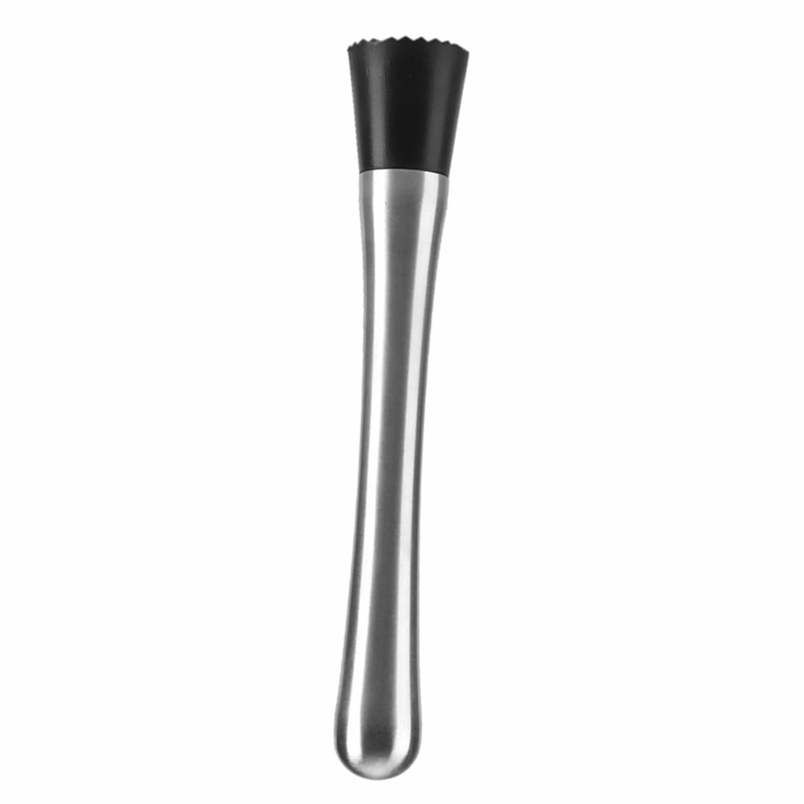 Mieszadło do Koktajli ze Stali Nierdzewnej Bar ze Stali Nierdzewnej Stick Masher Mikser do Owoców do Zestawu Koktajli Zestaw Narzędzi Barowych Narzędzie Barmańskie Srebrny