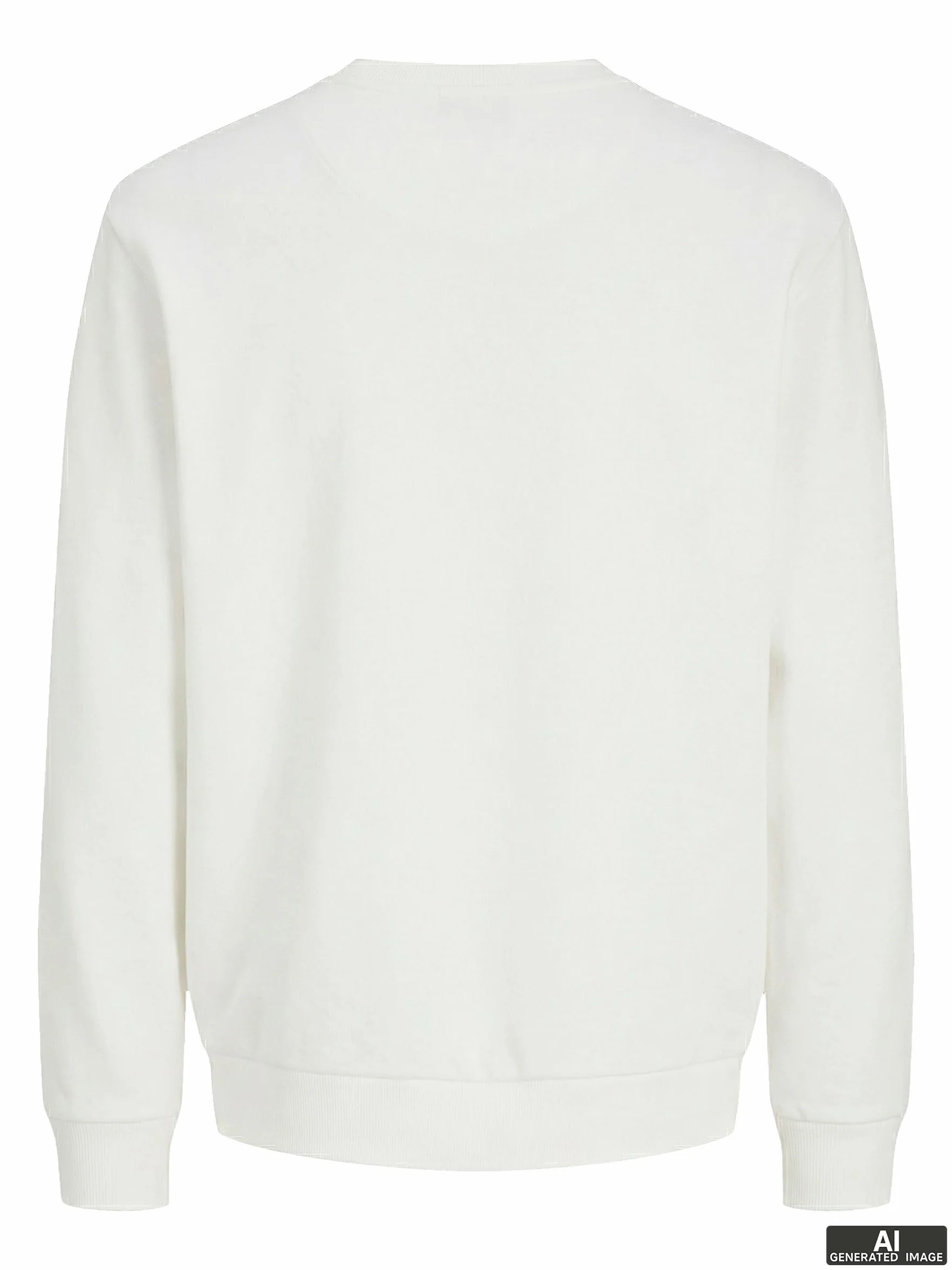 JACK & JONES Jjebradley Sweat Crew Noos męskie, Cloud Dancer, L