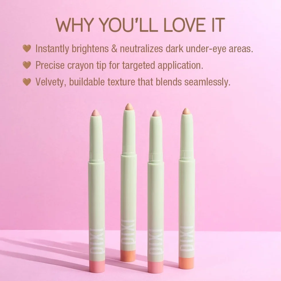 Pixi Beauty CC Crayon Bright Undereye, koncentrat do korektora, neutralizuje cienie pod oczami, dla jasnych i brązowych odcieni skóry, 1,2 g, 0,04 uncji