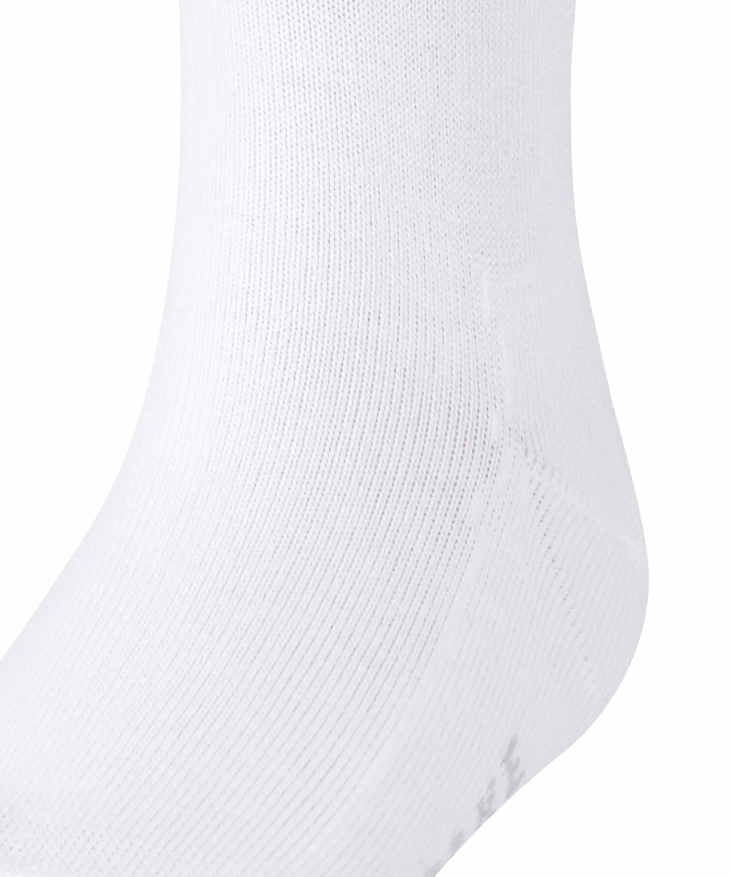 FALKE Uniseks - dzieci Podkolanówki Family K Kh bio bawełna długie jednokolorowe 1 Para, Biały White 2000, 31-34