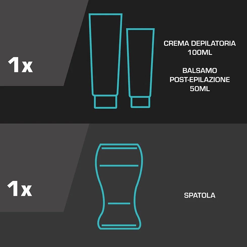 Męski zestaw do depilazionu intymnego dla mężczyzn