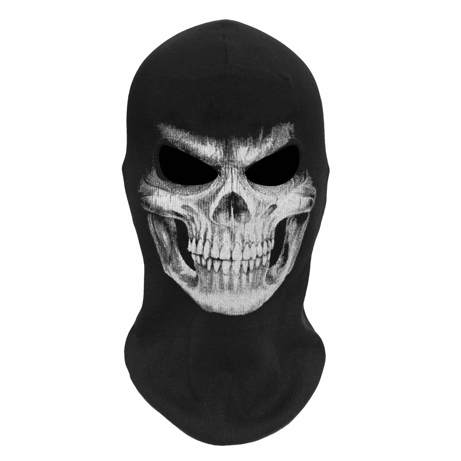 WTACTFUL Szkielet czaszka kominiarka duch maski śmierci kostium na Halloween Cosplay cieplejsza maska na całą twarz do jazdy na rowerze motocykl narty sport na świeżym powietrzu
