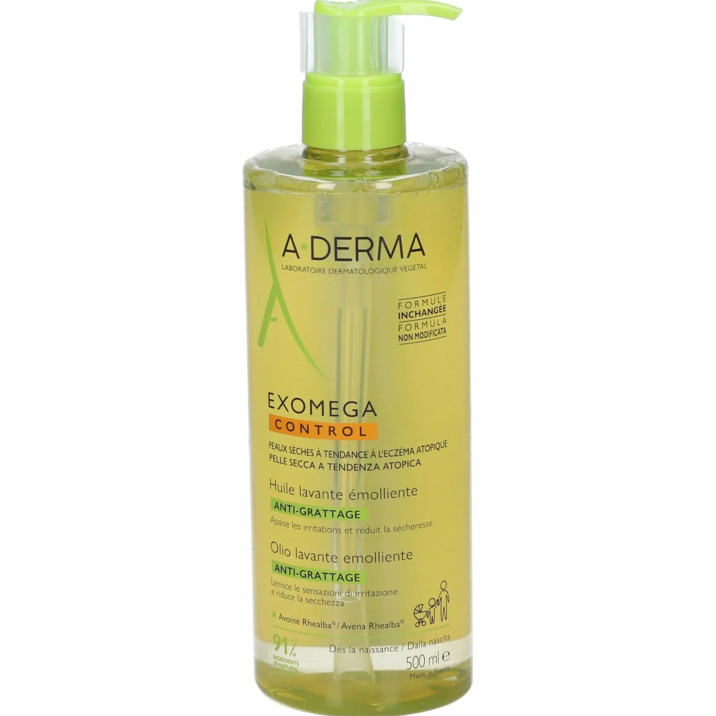 A-DERMA Exomega Control Shower Oil 500 ml