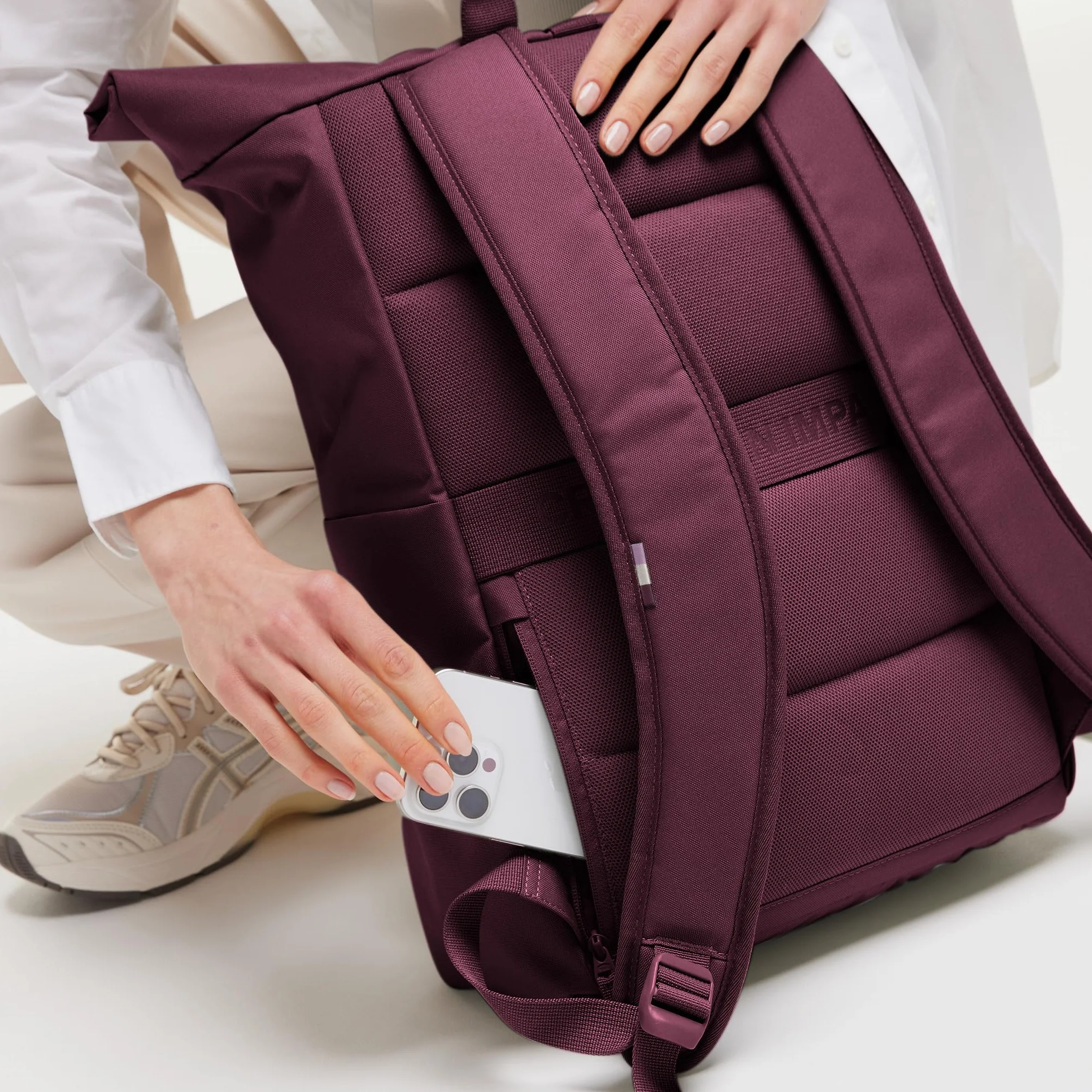GOT BAG Rolltop Easy | Inteligentny Plecak na Laptopa 16 | Pojemnosc 20-31L | Wodoodporny Komfortowy Plecak Miejski