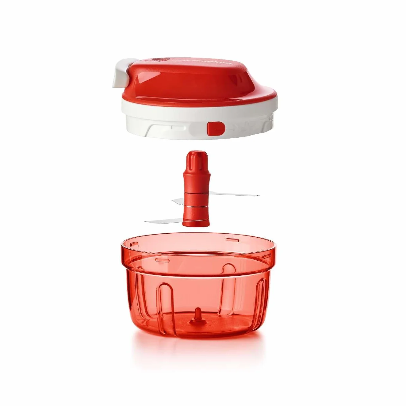 Tupperware SuperSonic Chopper Mini, 300 ml, ręczny robot kuchenny, gadżet kuchenny do rozdrabniania ziół, orzechów, czosnku, warzyw