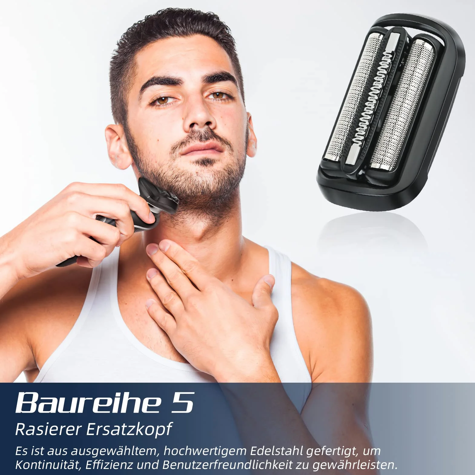 Głowica goląca do Braun Series 5/6 53B, wymienna głowica do golarki elektrycznej, część zamienna kompatybilna z golarką męską