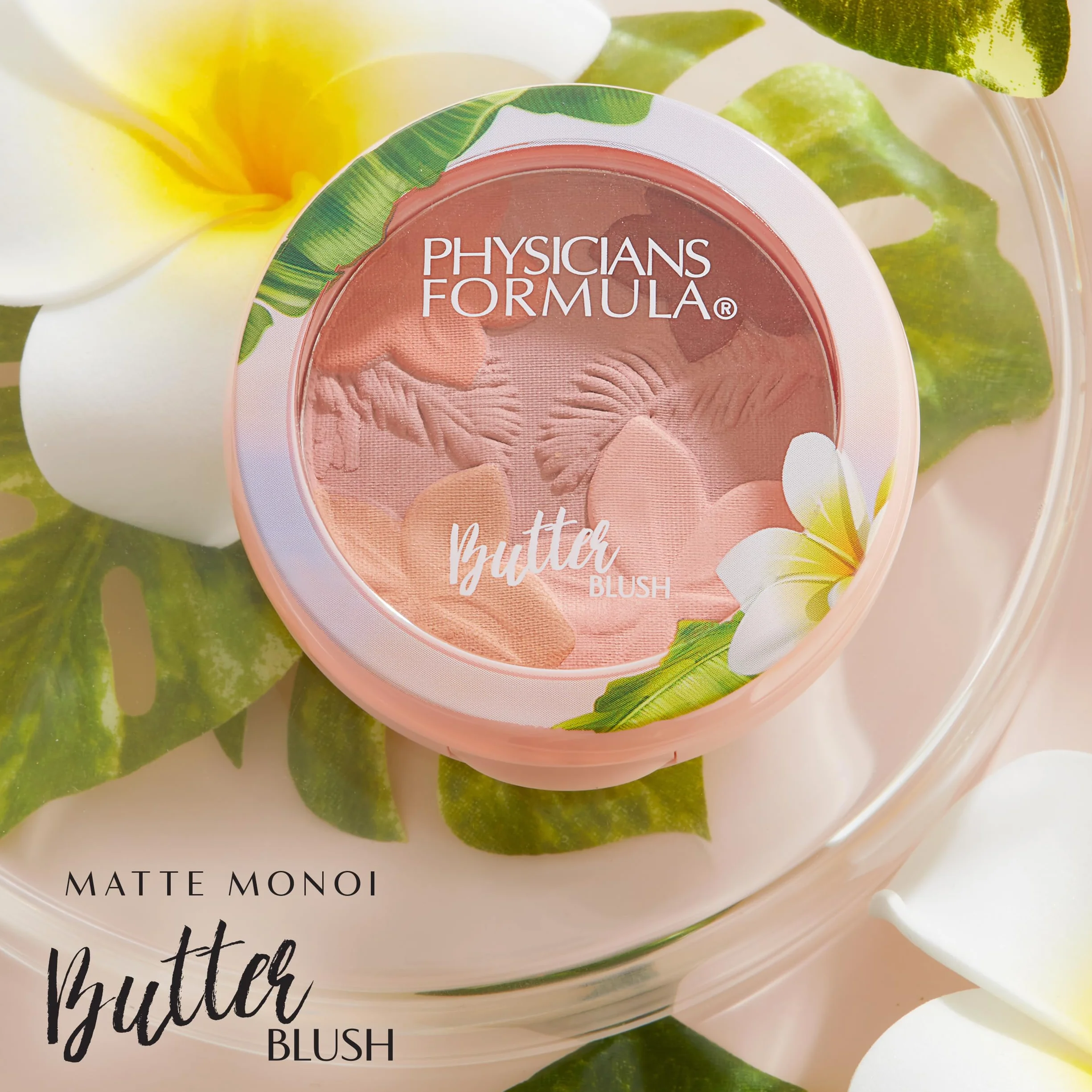 Physicians Formula Matowy Róż Monoi Butter, Puder Róż z Kremową i Miękką Teksturą wzbogacony Monoi i Masłem Murumuru dla Jedwabistego Efektu Promiennej Miękkości, Odcień Mauvy Mattes